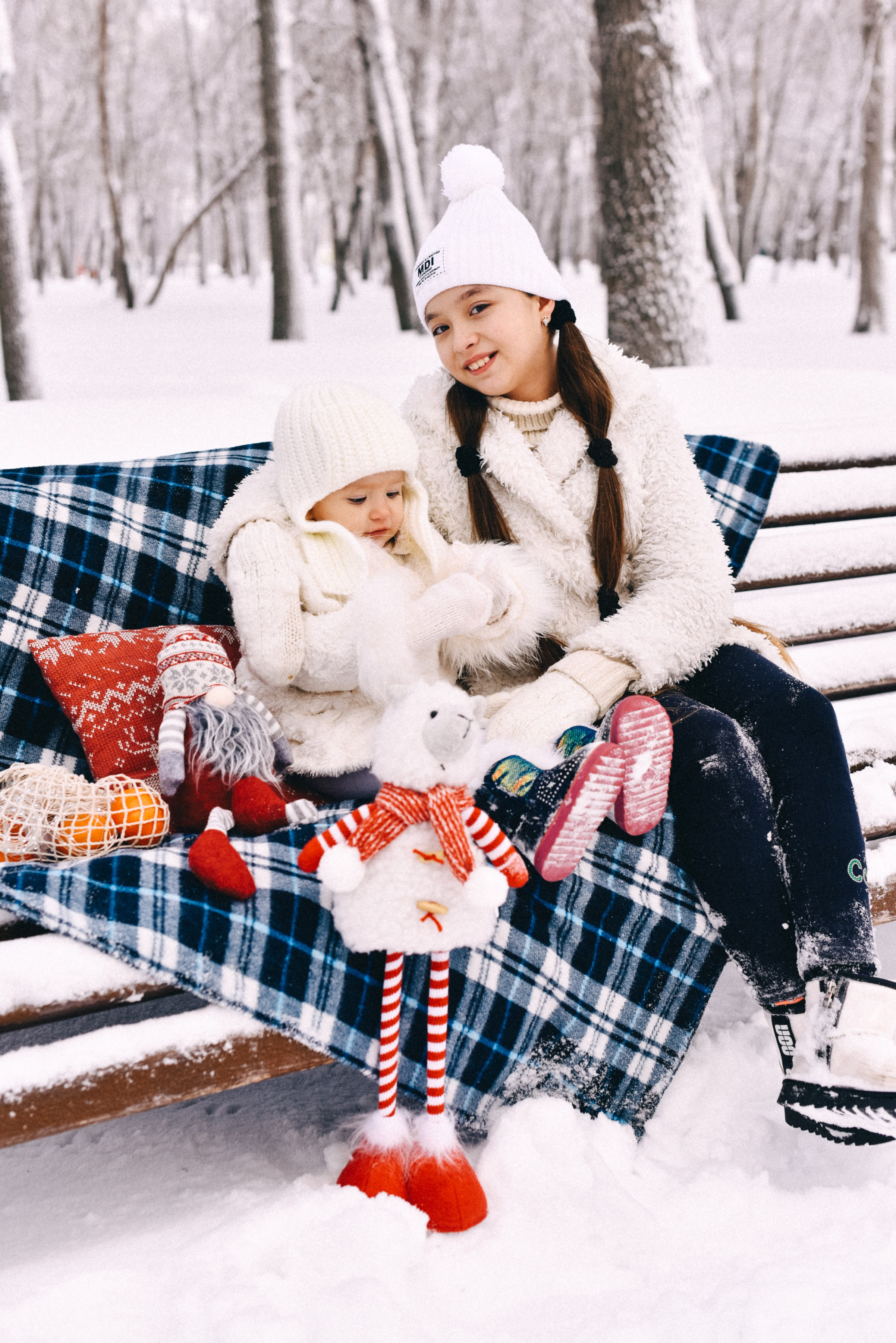 Девочки зима