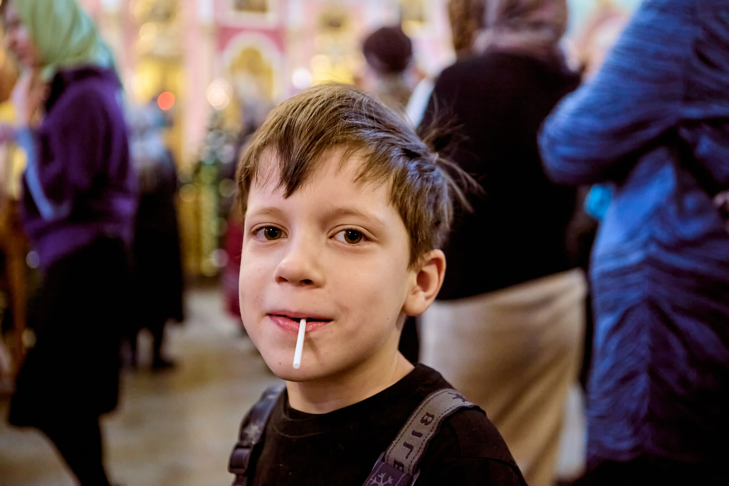 Фотографии во время богослужения