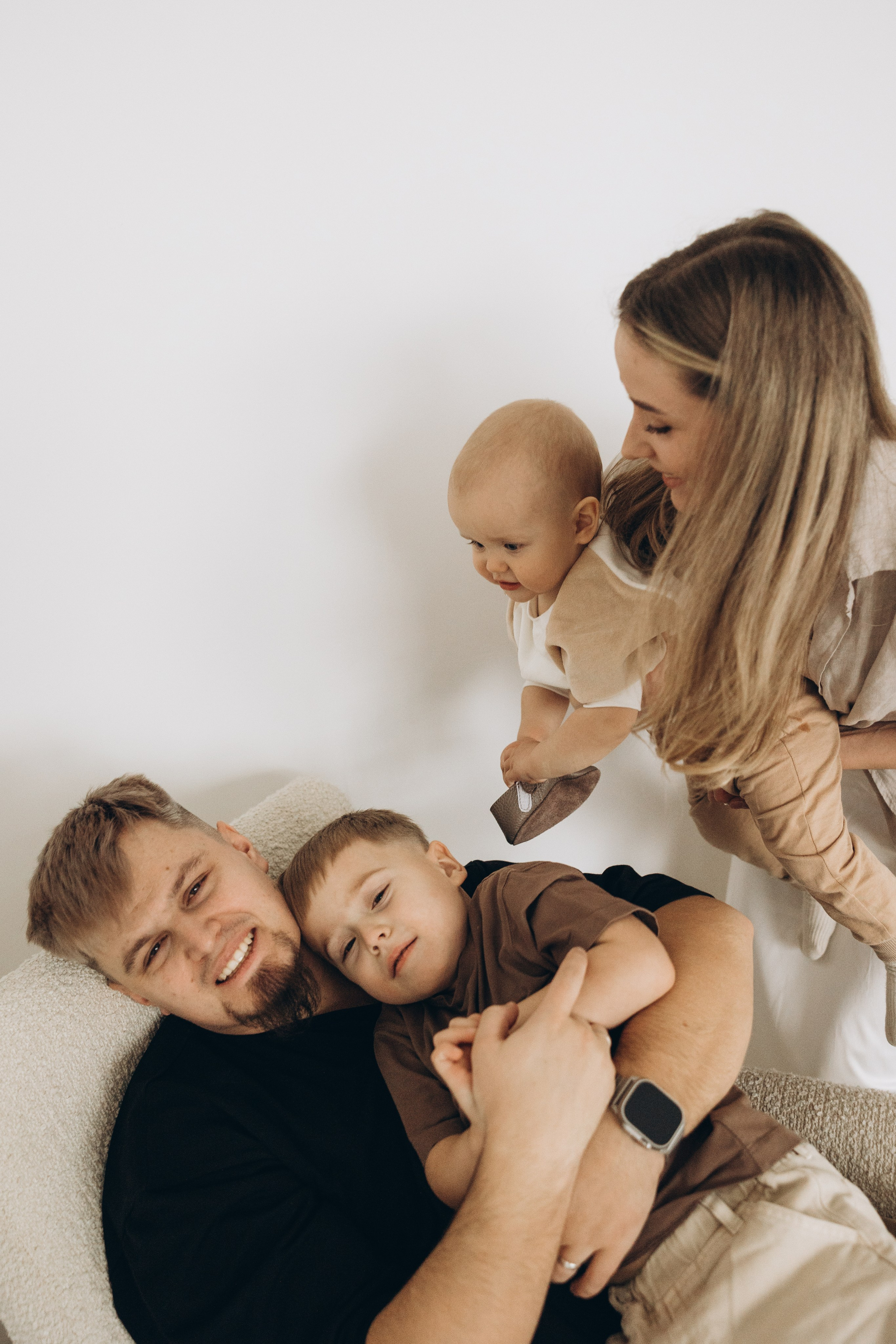 Дарья, Кирилл, Давид и Богдан. Семейный фотограф в Москве Виктория Ястребинская