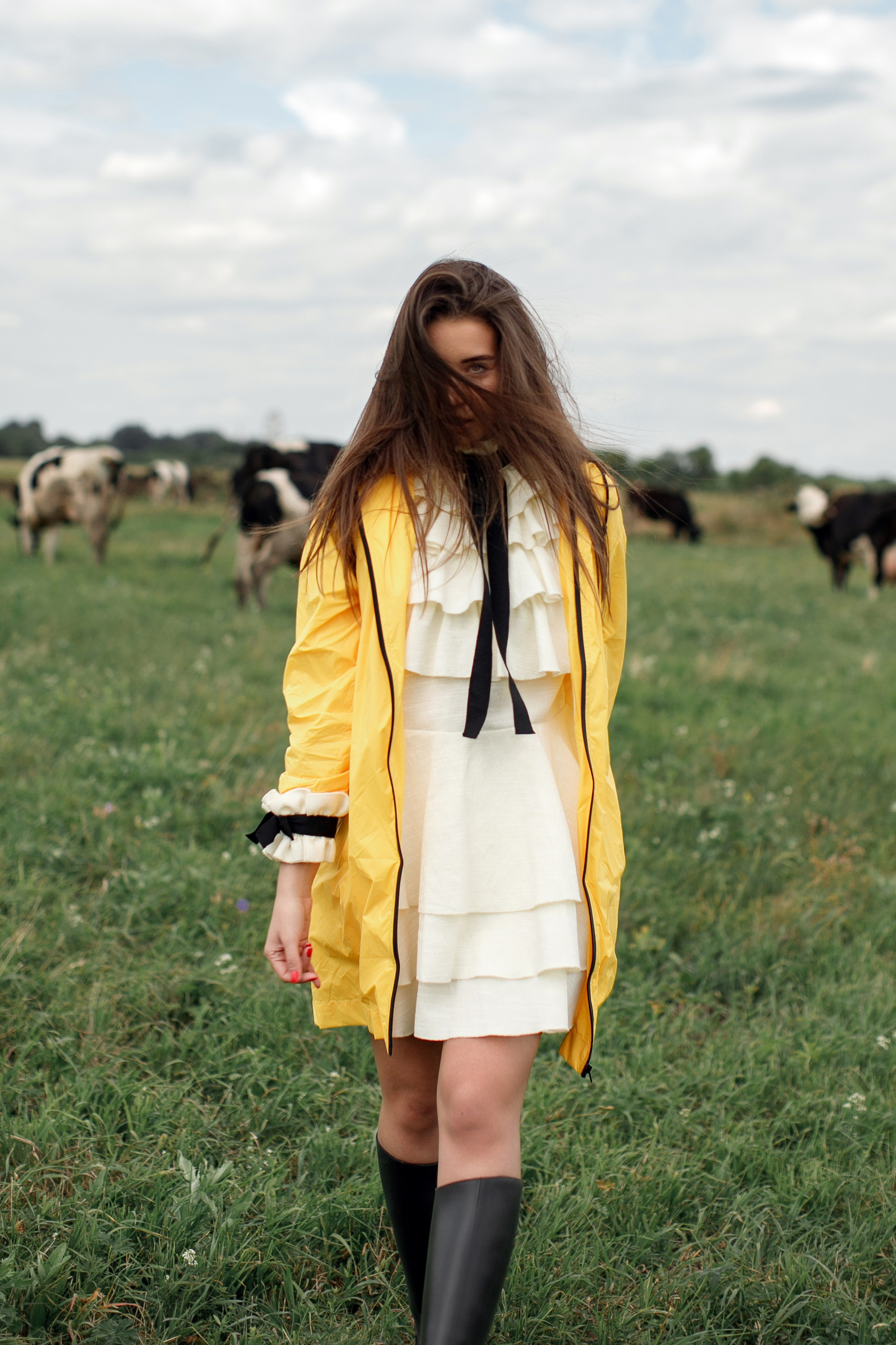 Фотосессия Полины у маяка. Свадебный фотограф Москва