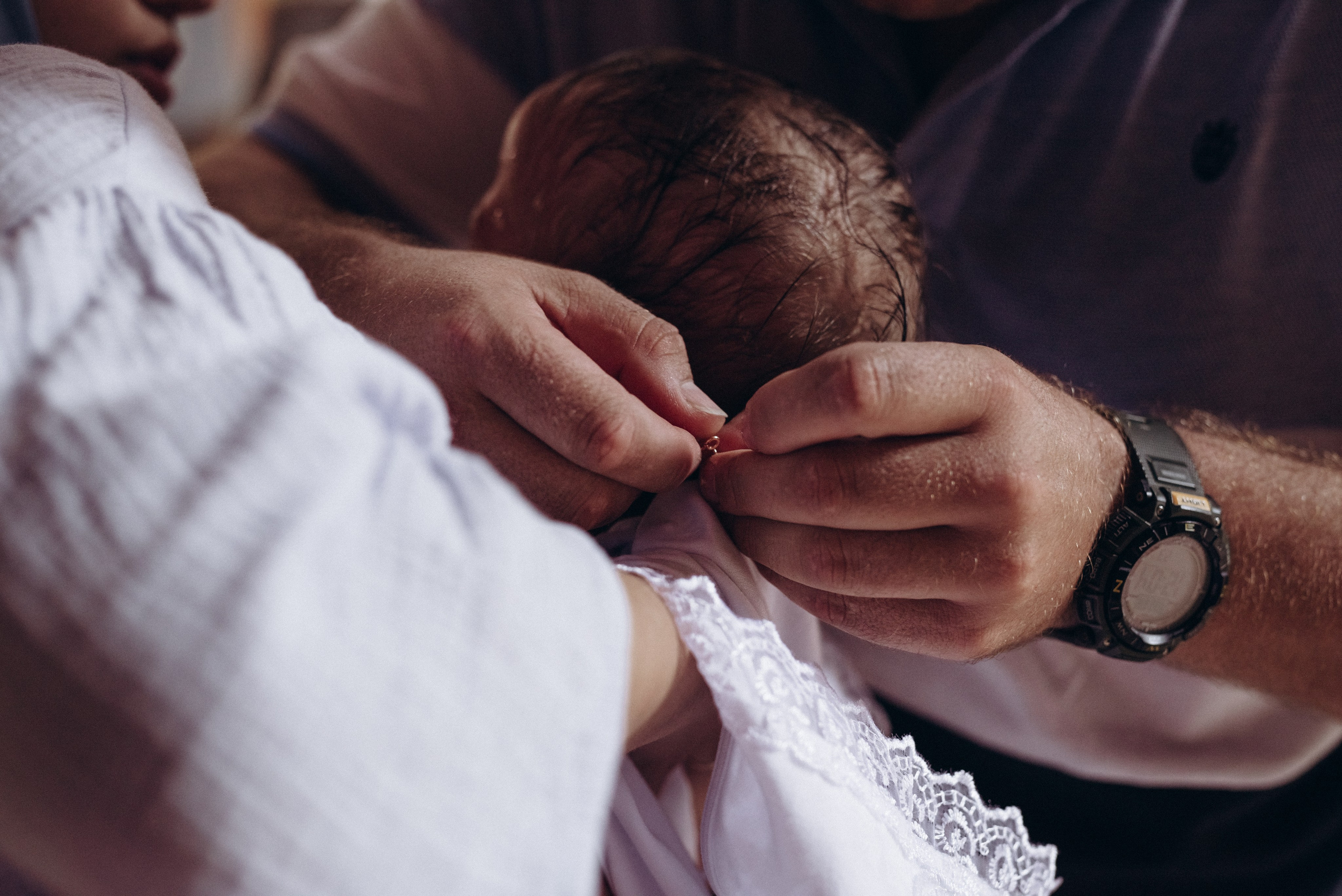 Крещение Ксении и Елизаветы. Фотограф новорождённых и семейный фотограф в Иваново Любовь Капранова