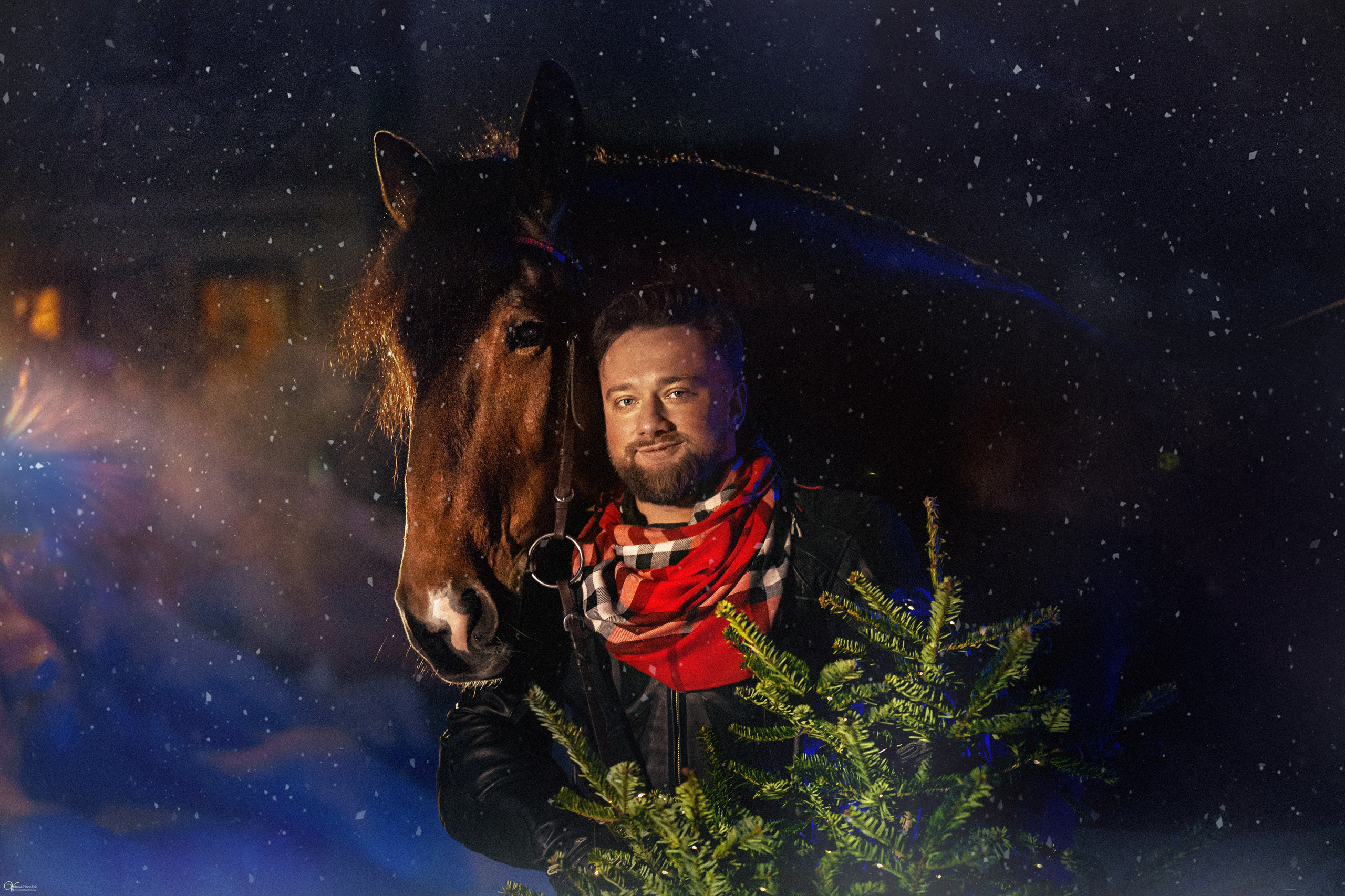 Фотосессии с лошадьми зимой. Фотограф женский и мужской портрет Санкт-Петербург