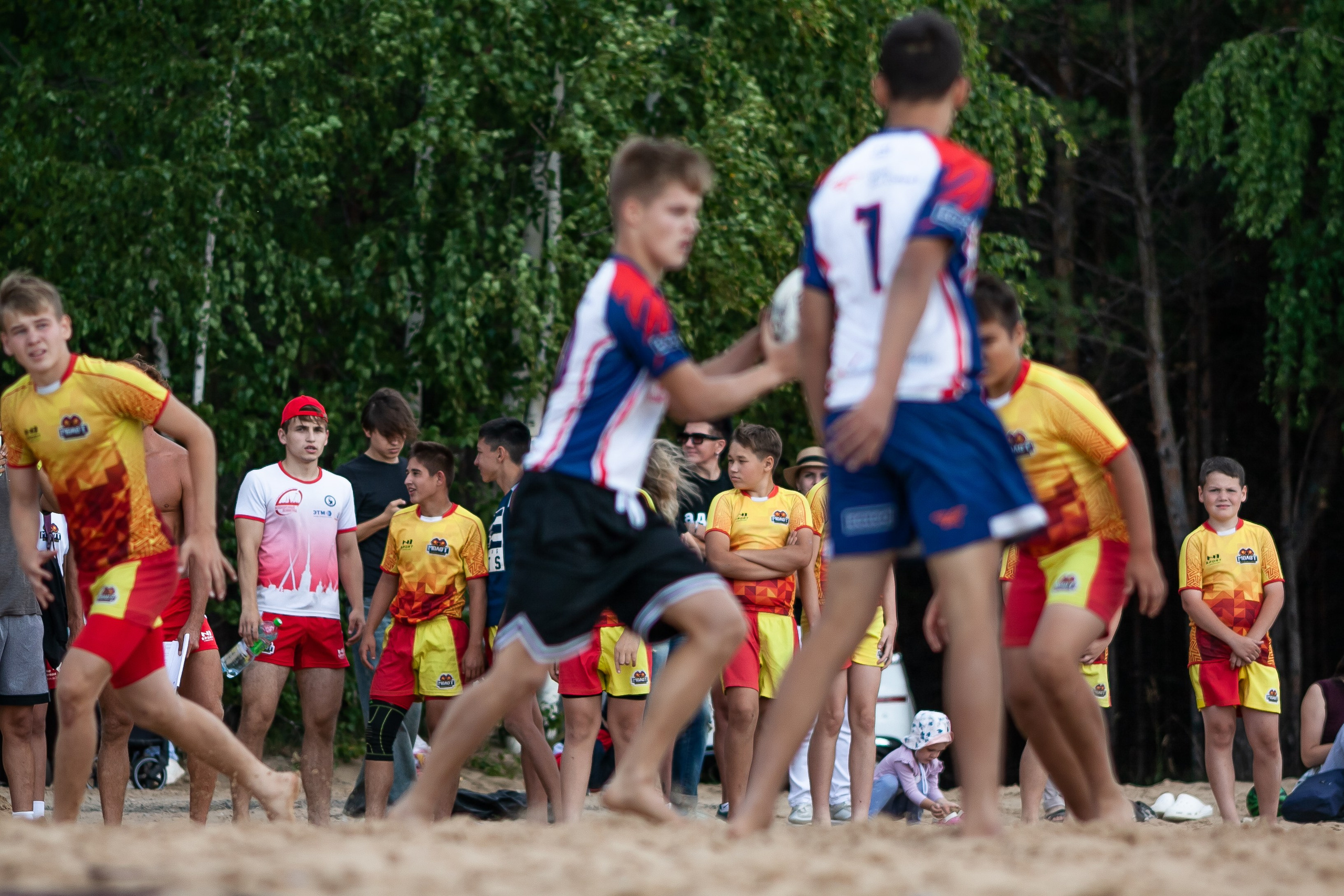 «Кубок «Молота» по пляжному Регби. Фотография