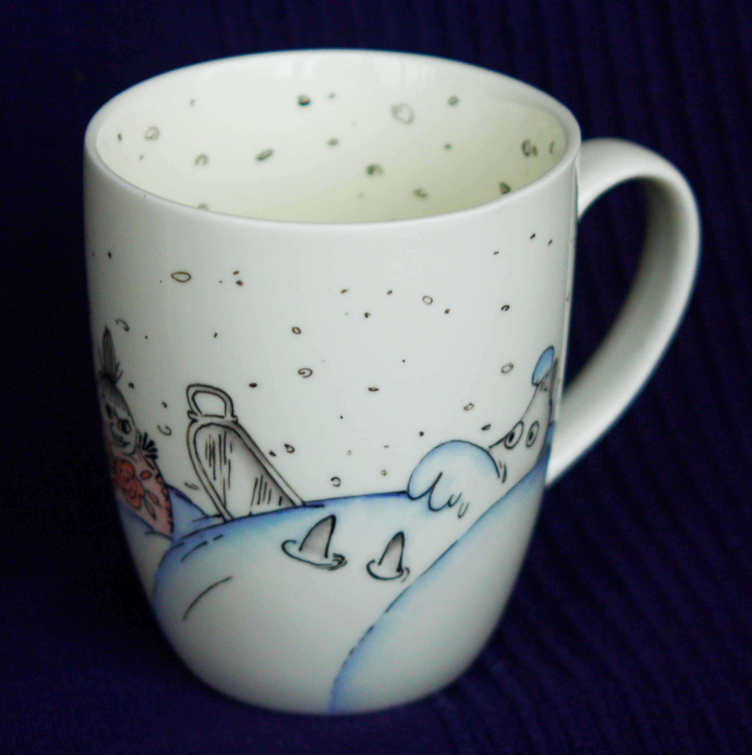 Кружка Муми-тролль и Малышка Мю 