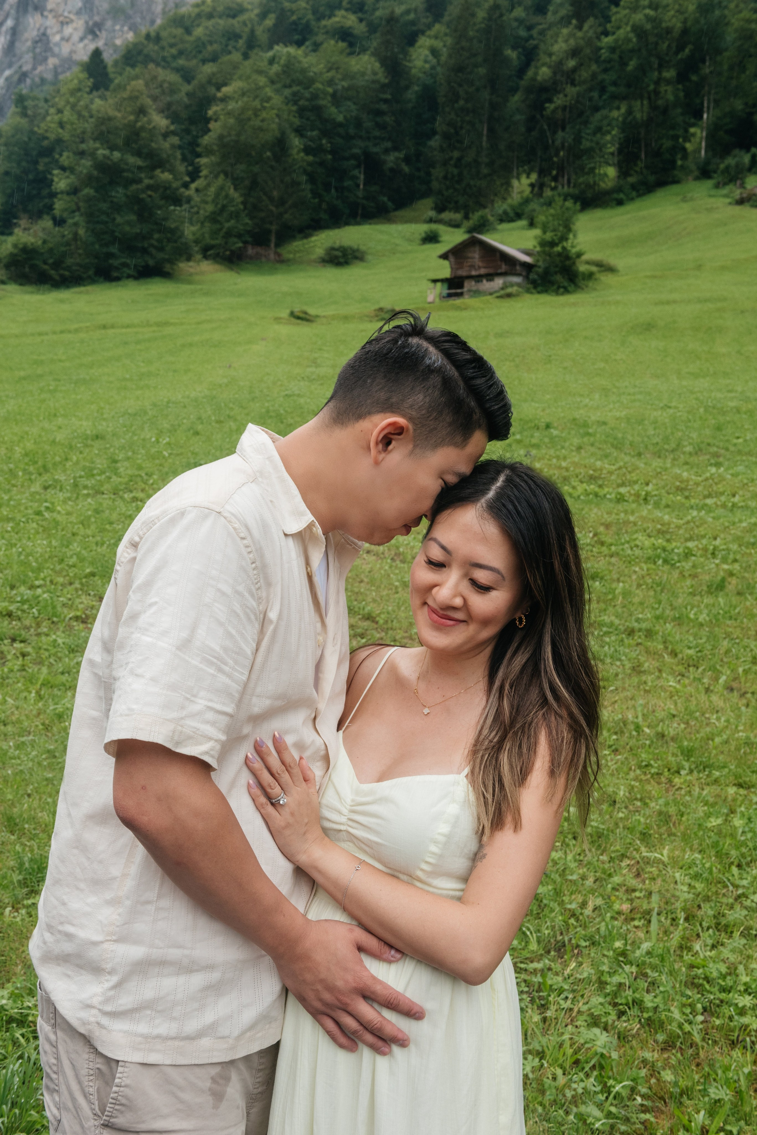 Peggy and Michael (pregnancy). Photographer in Switzerland and Europe Anna Alekseenko