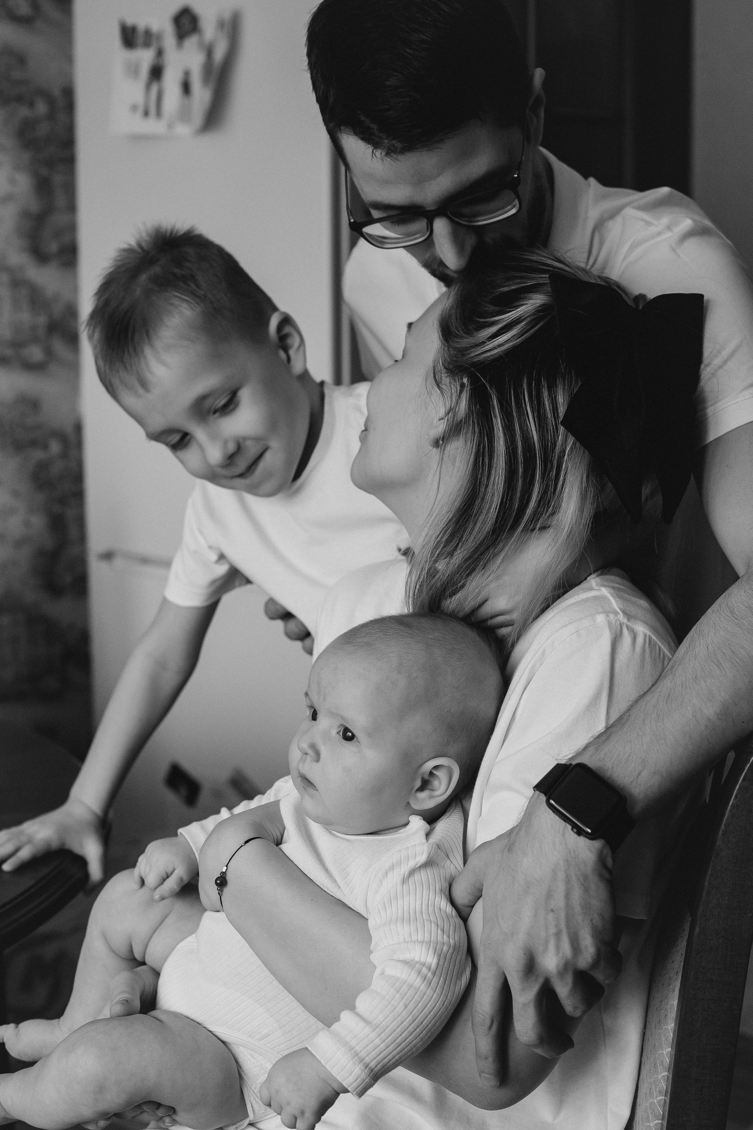 Светлана и Алексей с детьми. Репортажный фотограф в Тюмени Татьяна Мужева