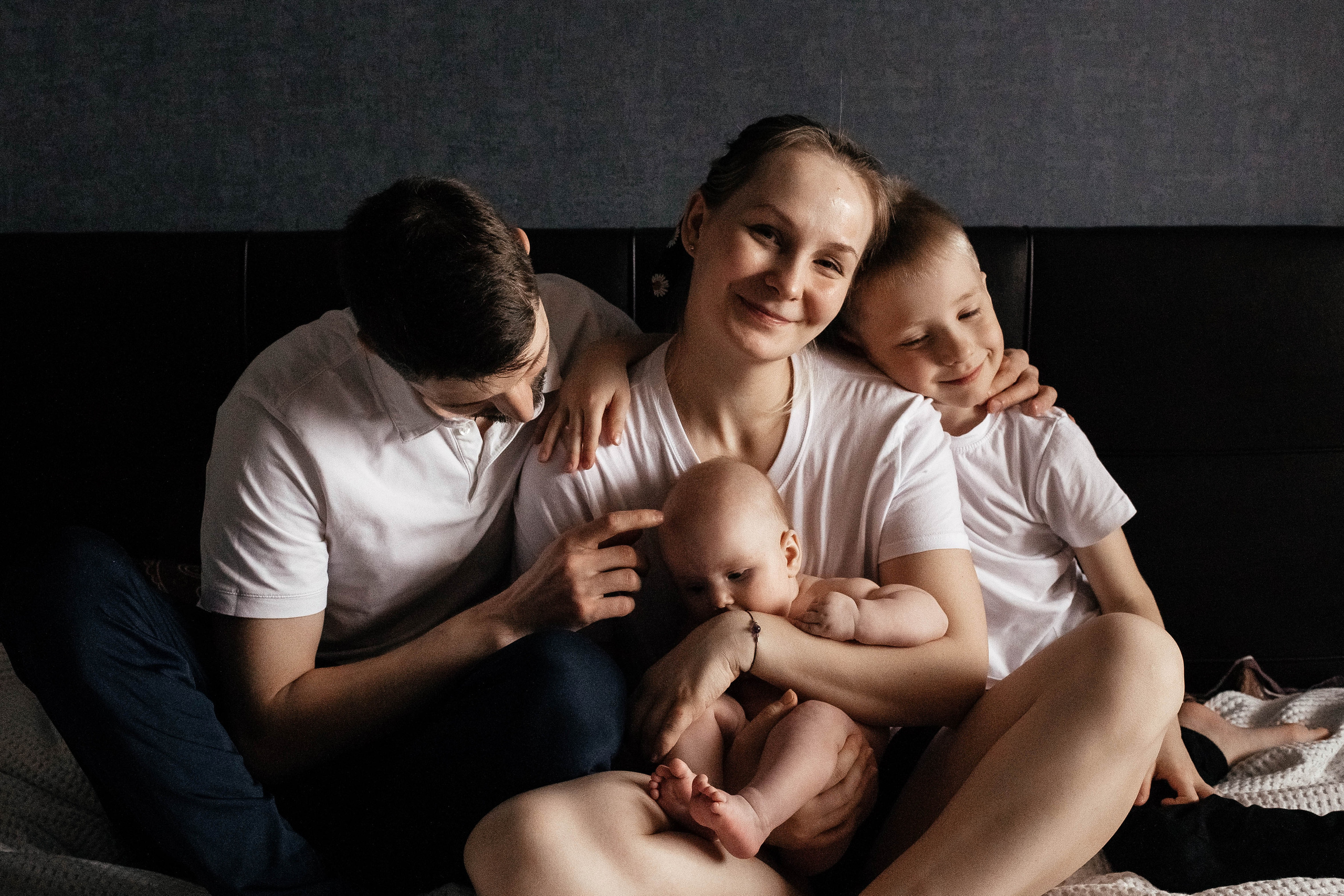 Светлана и Алексей с детьми. Репортажный фотограф в Тюмени Татьяна Мужева