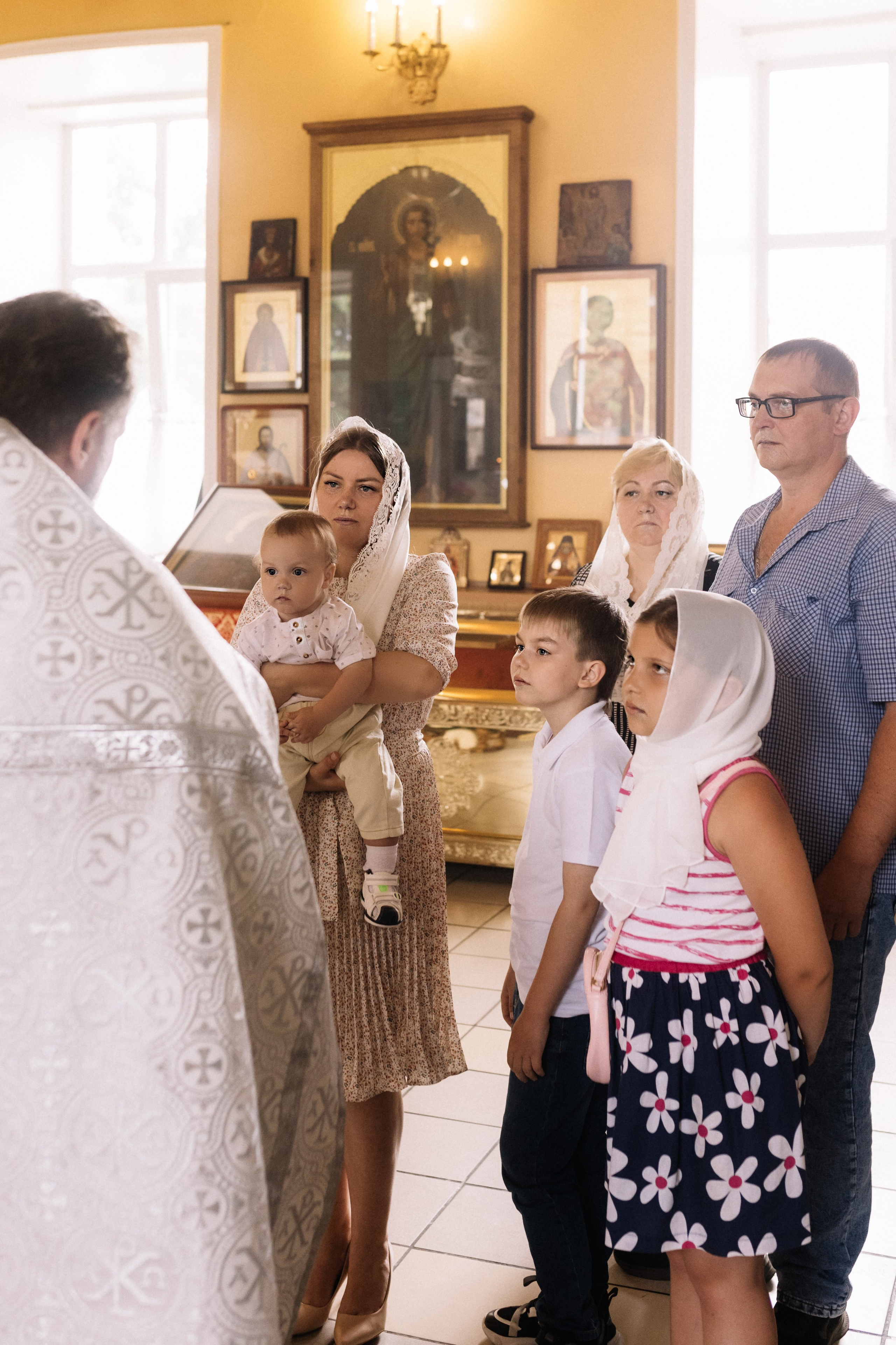 Крещение Даниила. Съемка Таинств Крещения Венчания, детские и семейные съемки в Пензе