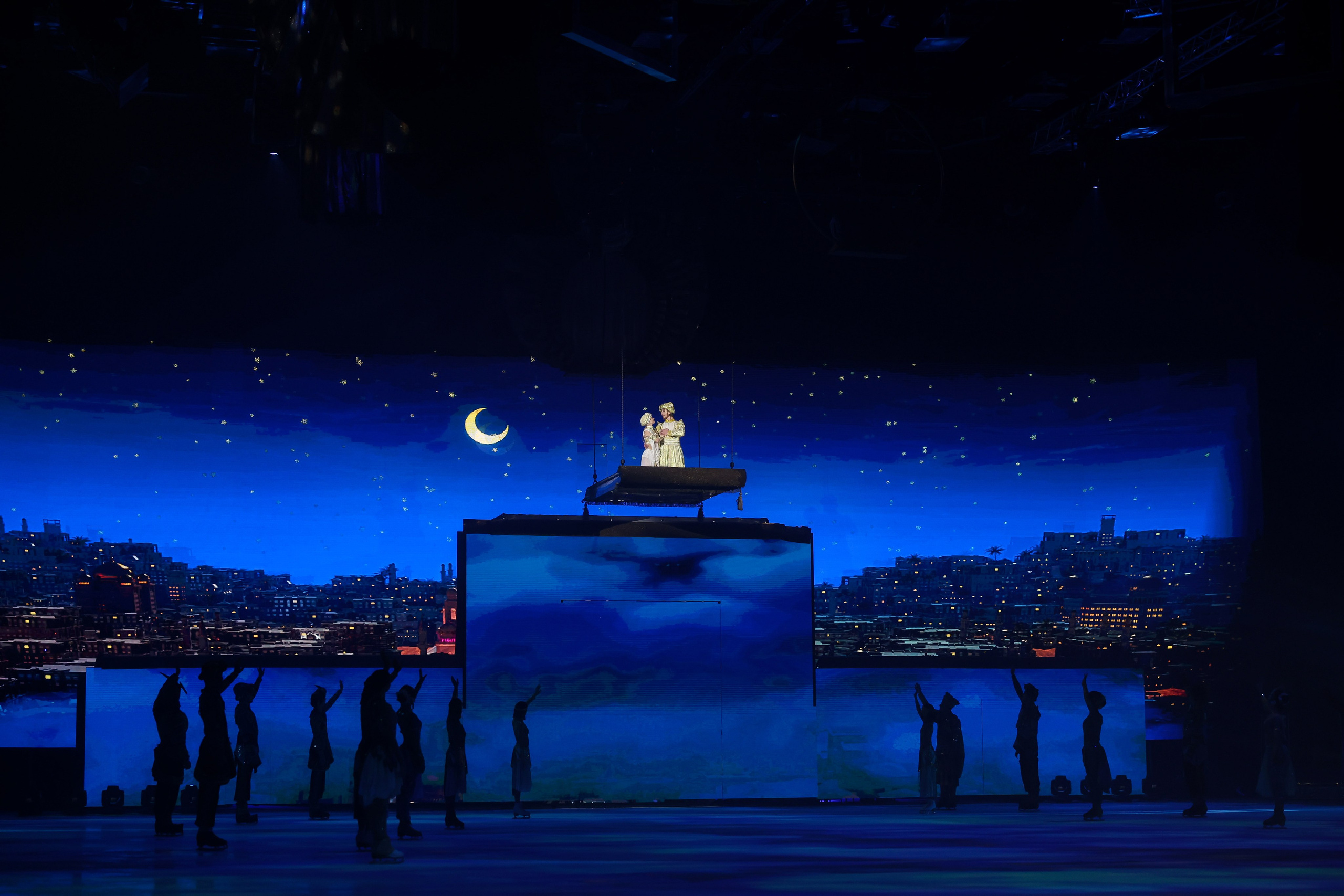 «История любви Шахеризады» шоу на льду 03.01.2024. Спортивный и репортажный фотограф Антон Тереханов