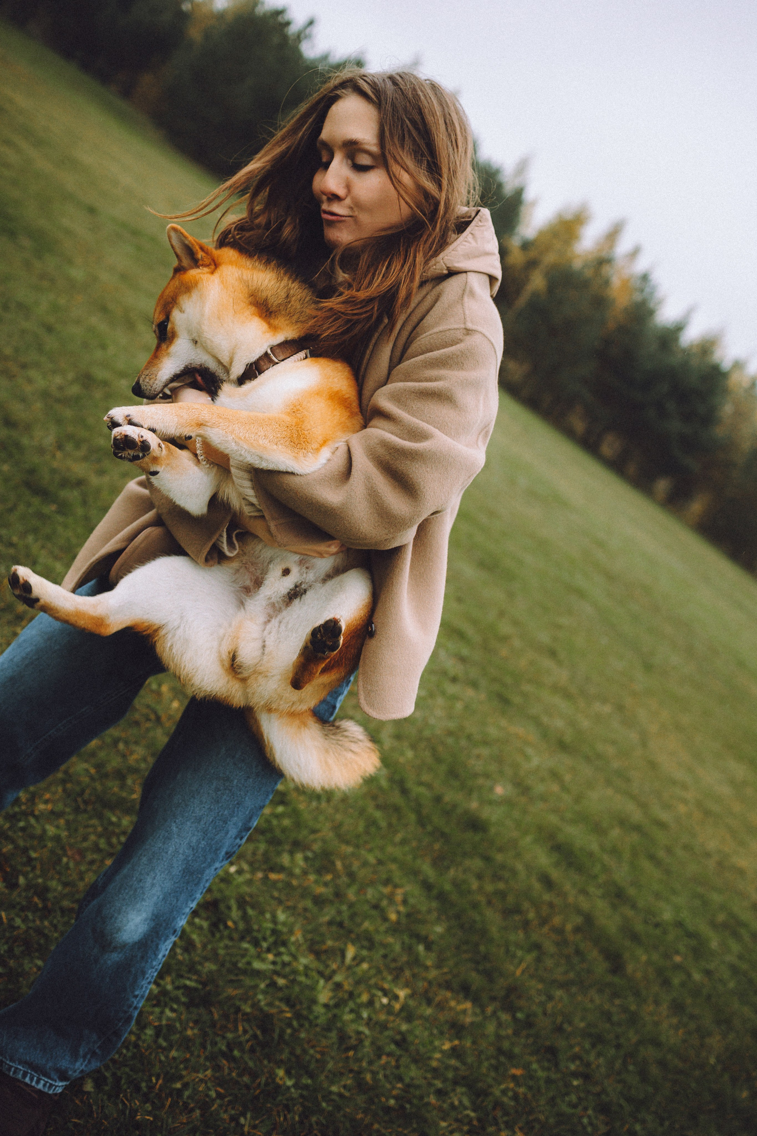 Настя, Юра и Скай