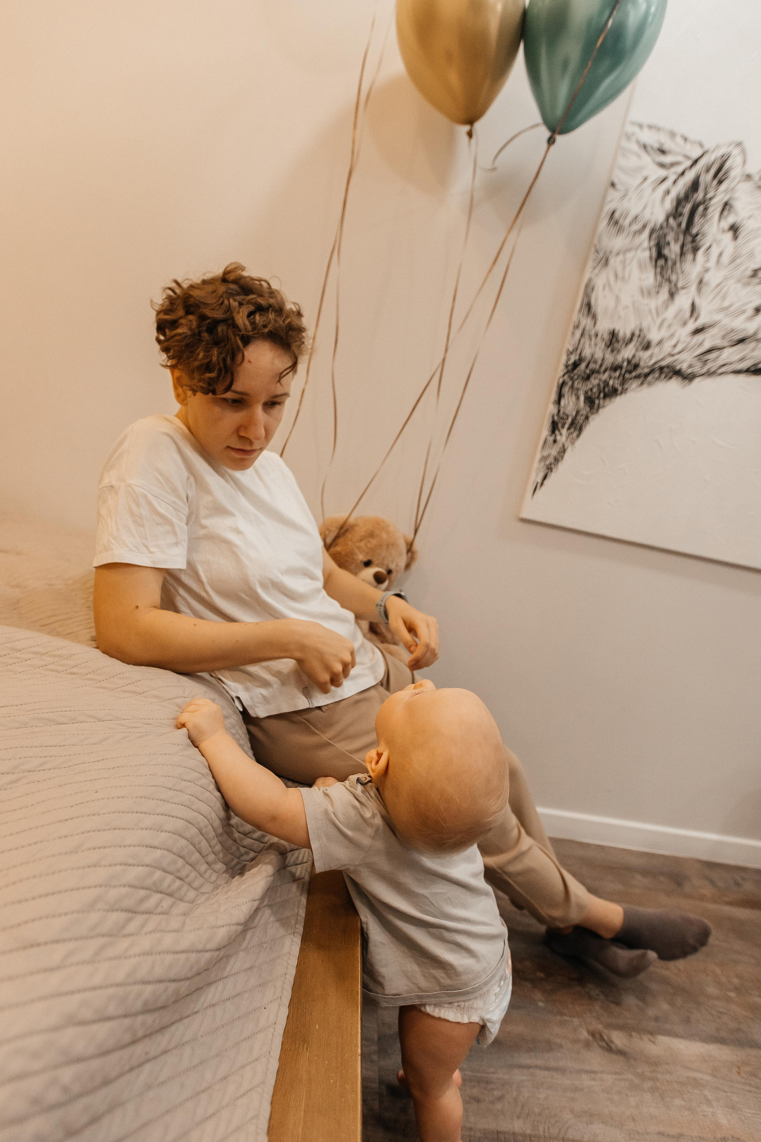 1 год дома. Фотограф Авилова Дарья ● Тюмень● Съемка больших семей ●Архив поколений