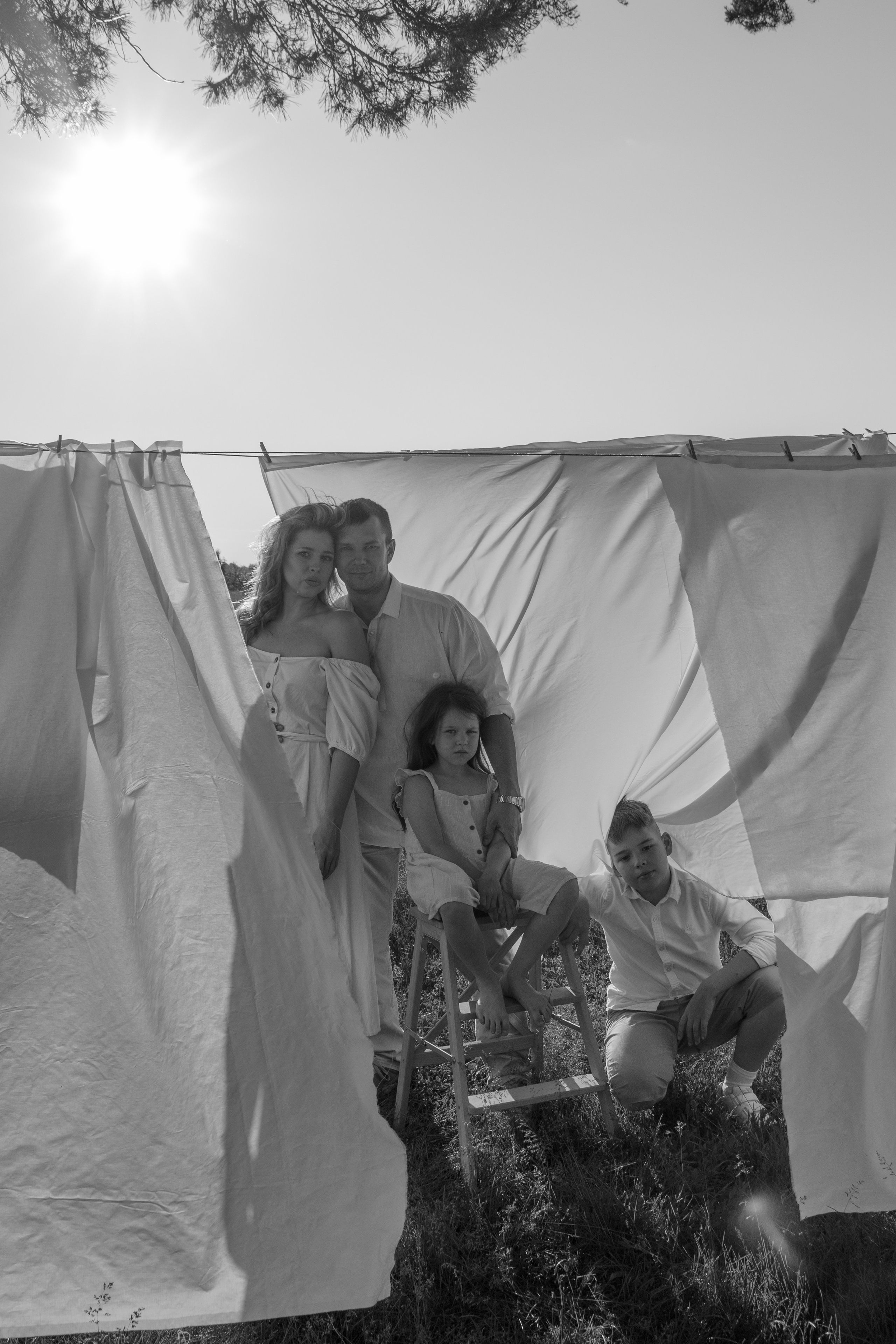 Семейная «Атмосфера лета». Фотограф Авилова Дарья ● Тюмень● Съемка больших семей ●Архив поколений