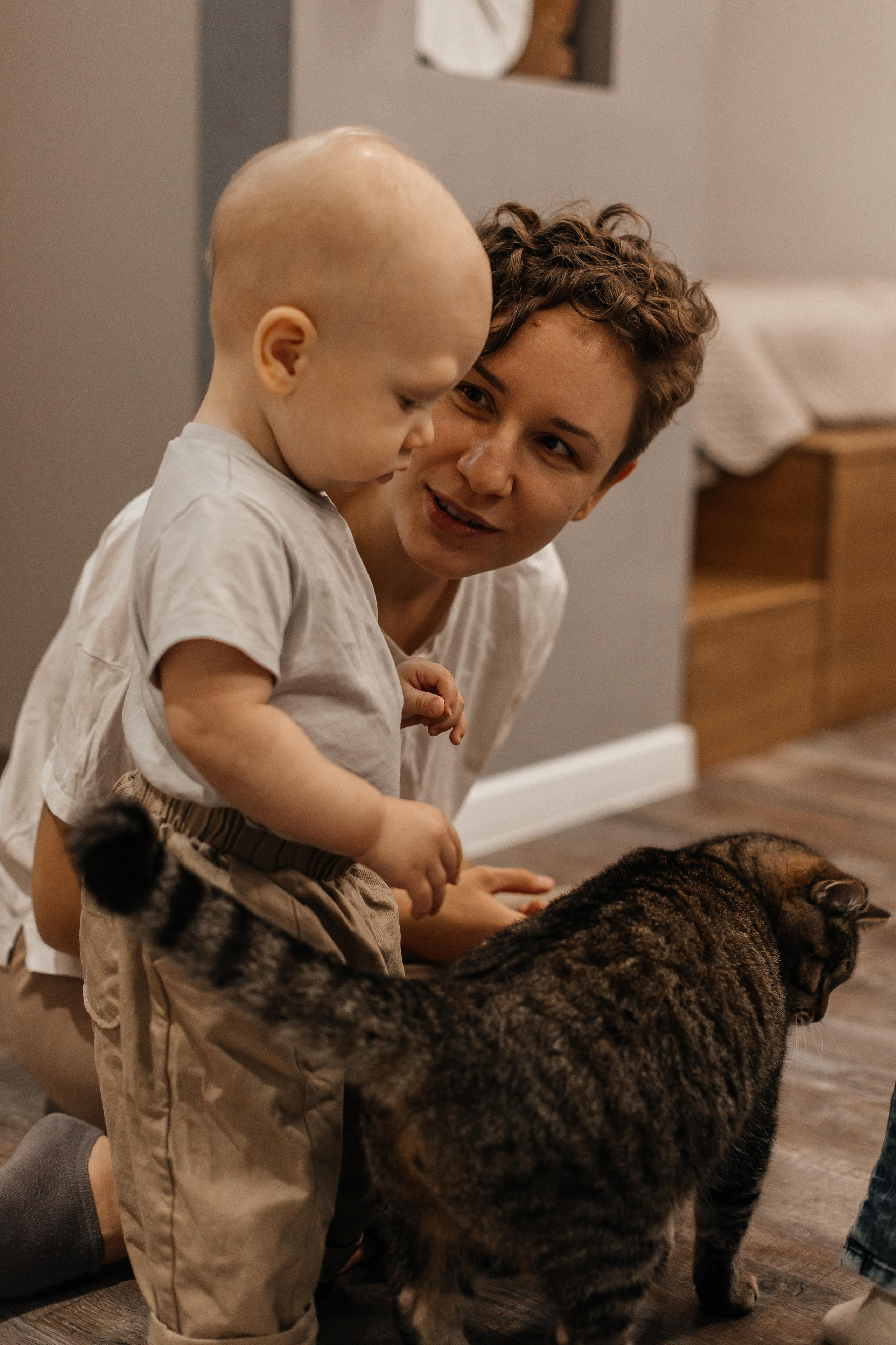 1 год дома. Фотограф Авилова Дарья ● Тюмень● Съемка больших семей ●Архив поколений