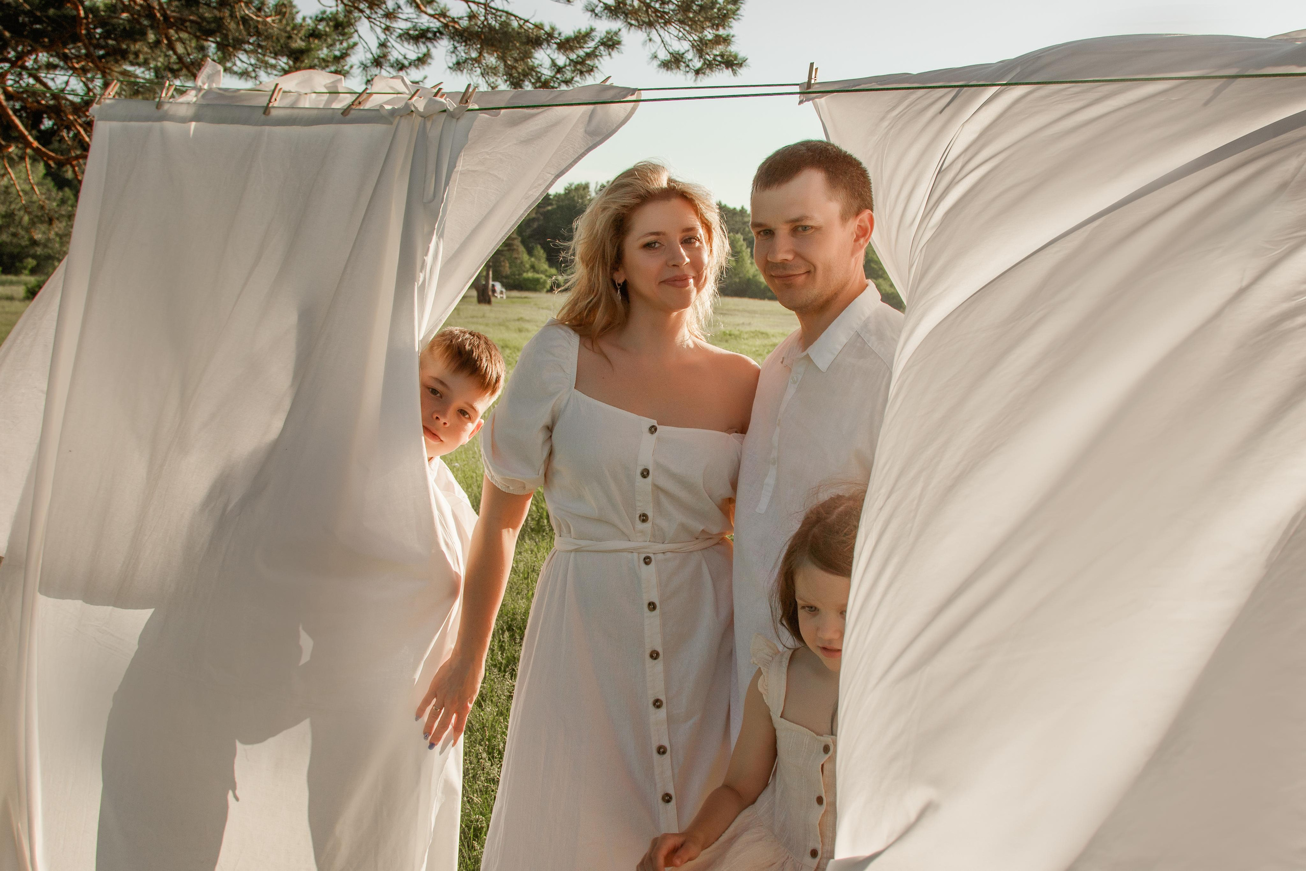 Семейная «Атмосфера лета». Фотограф Авилова Дарья ● Тюмень● Съемка больших семей ●Архив поколений