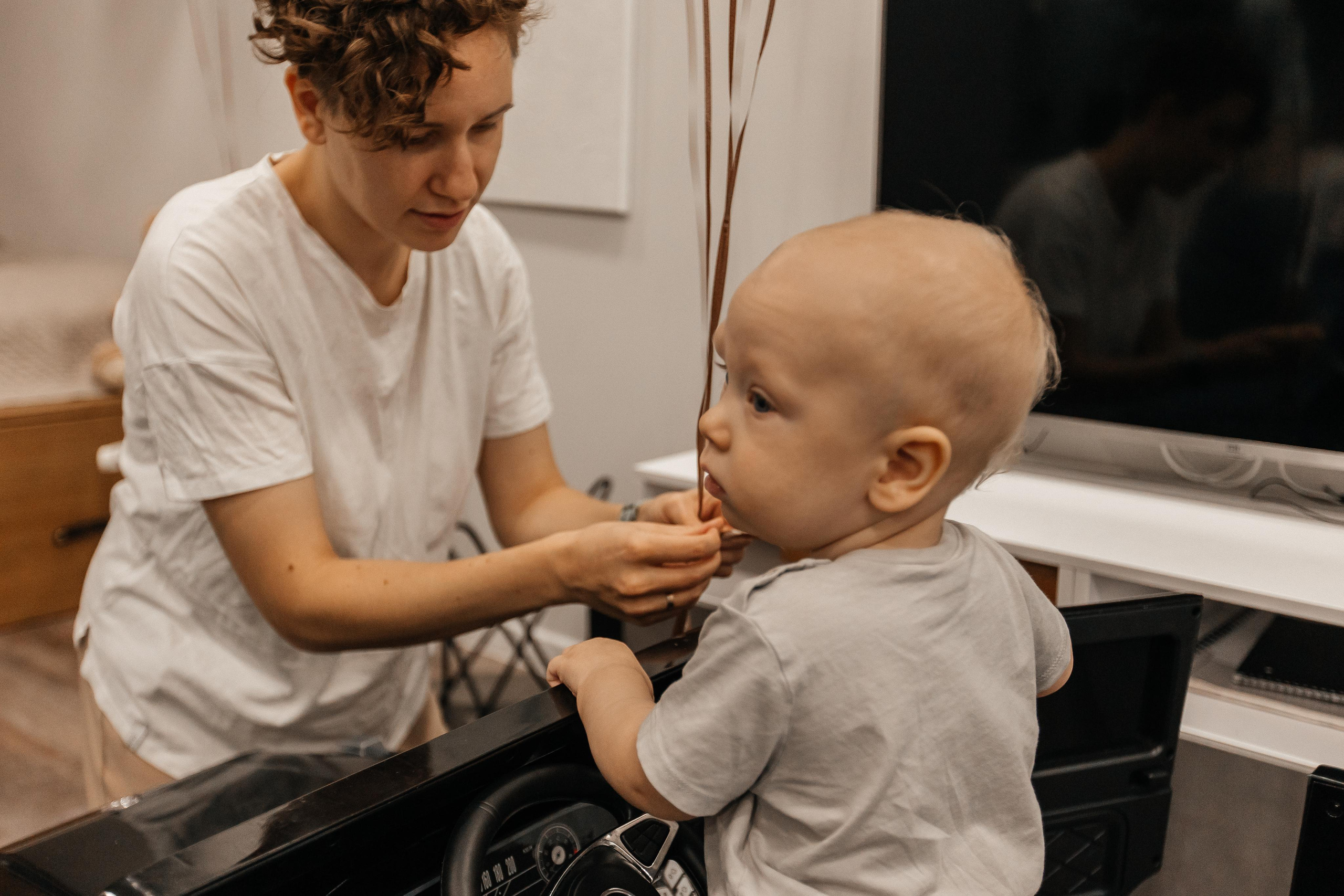 1 год дома. Фотограф Авилова Дарья ● Тюмень● Съемка больших семей ●Архив поколений