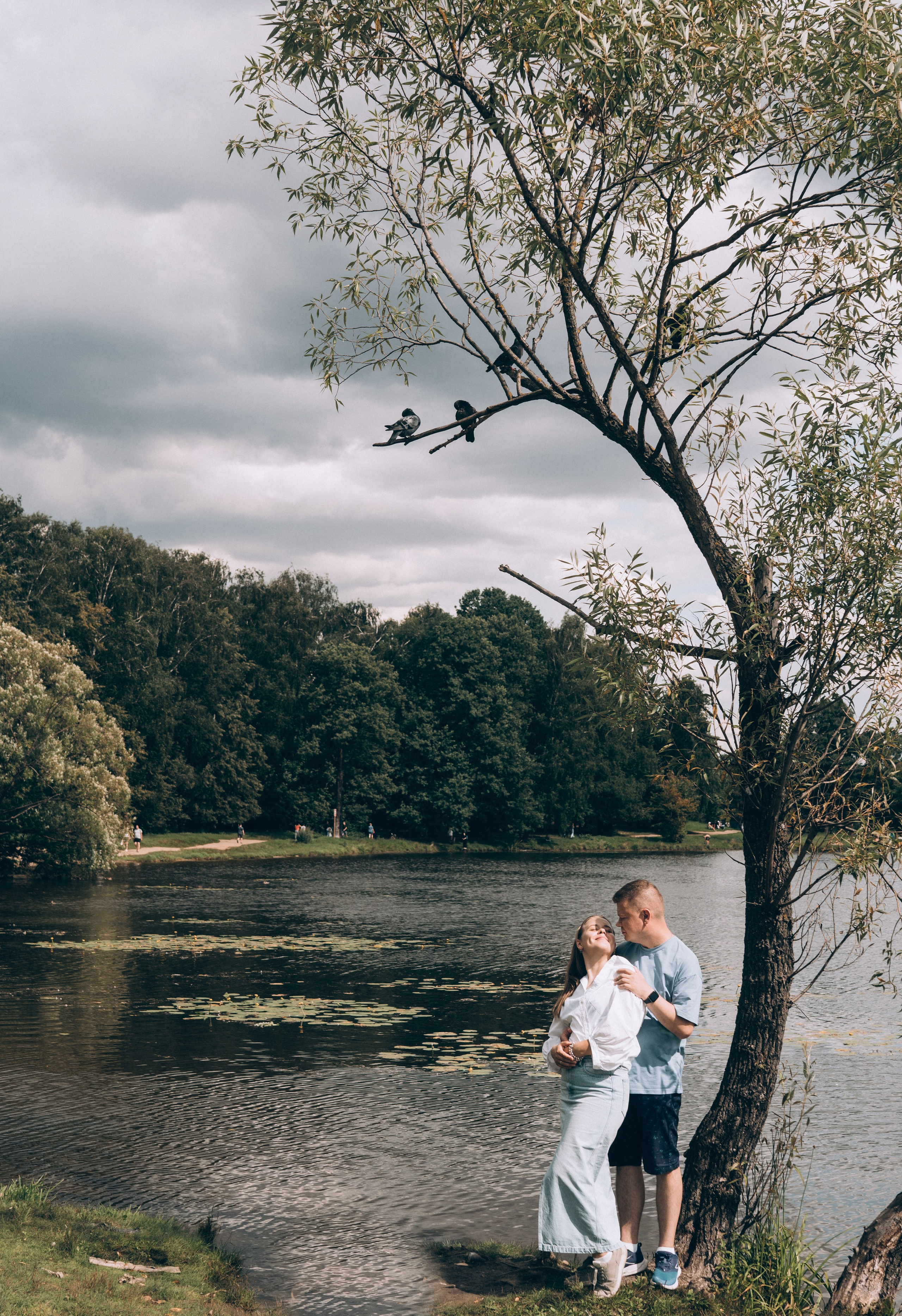 Семейная фотопрогулка. Семейный, ньюборн фотограф, фотограф на роды в Москве, Виктория Тюльдюкова