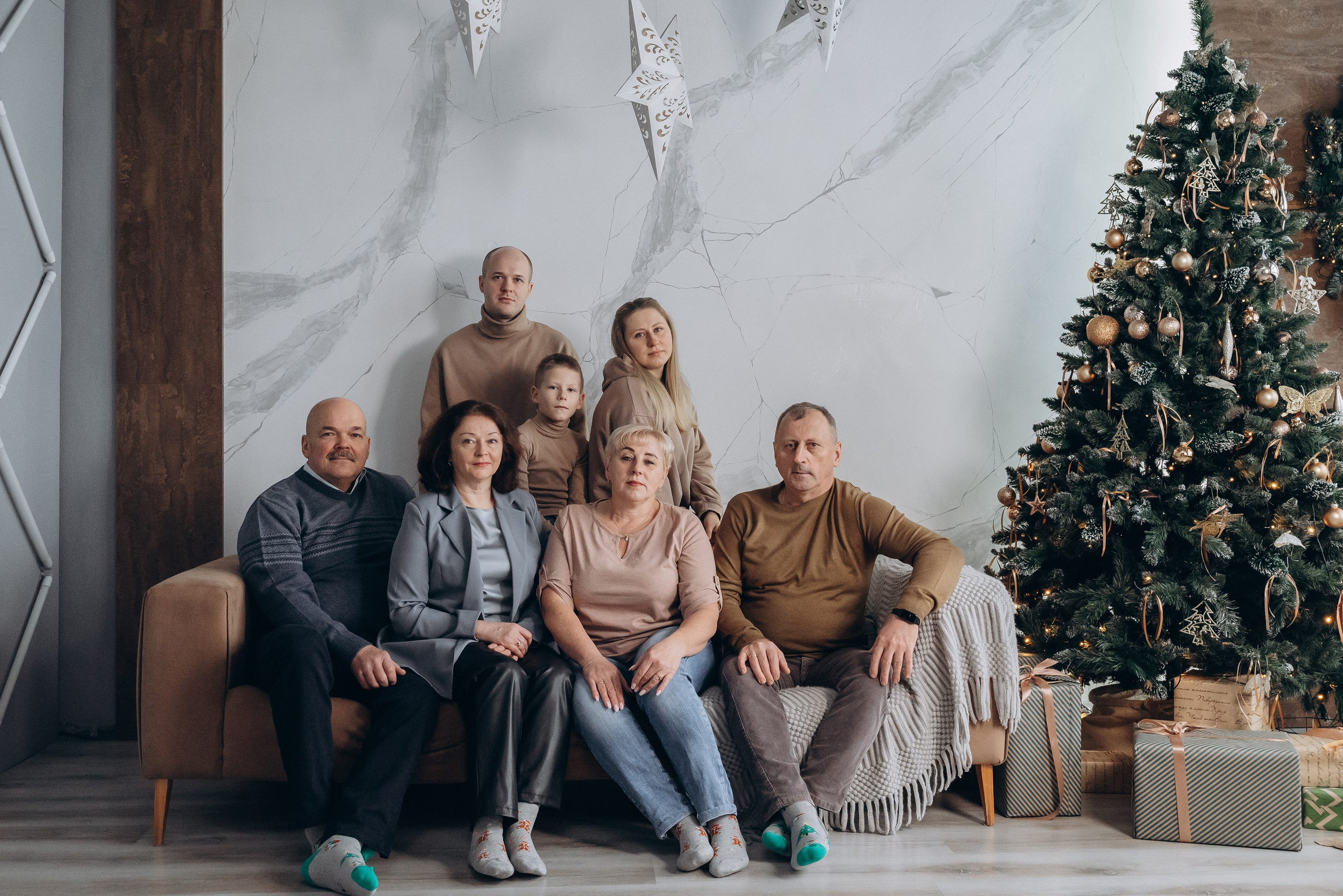 Новогодняя для большой семьи. Семейный фотограф в Минске Дарья Дреко