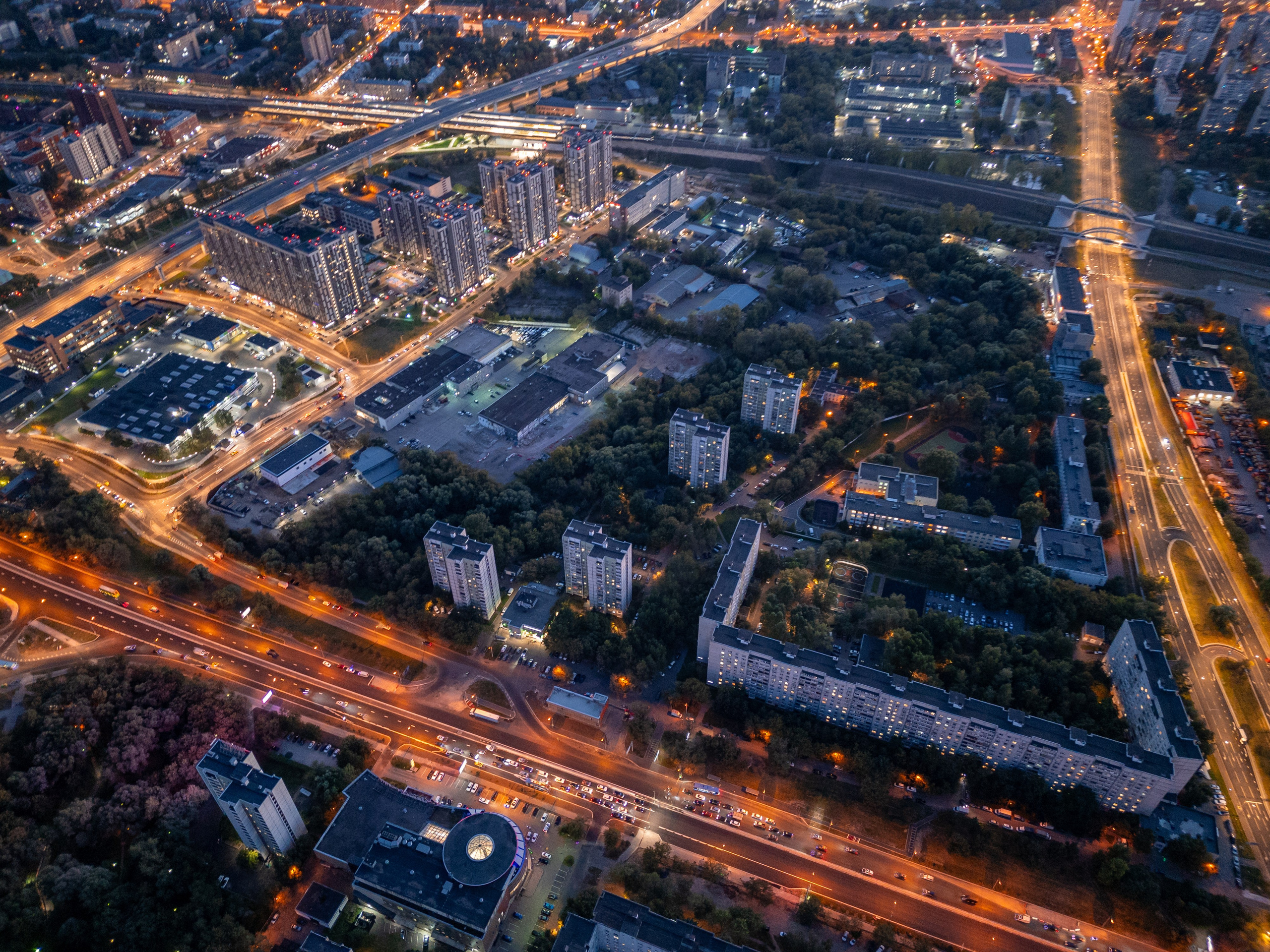 Aerial shoots in architecture. Professional photographer Alexey Nikitin in Moscow