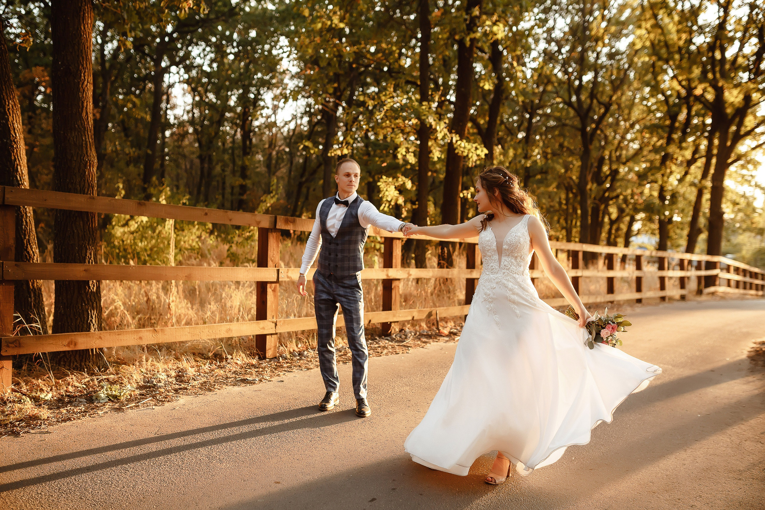 Свадебное портфолио. Свадебный фотограф Денис Перминов в Воронеже