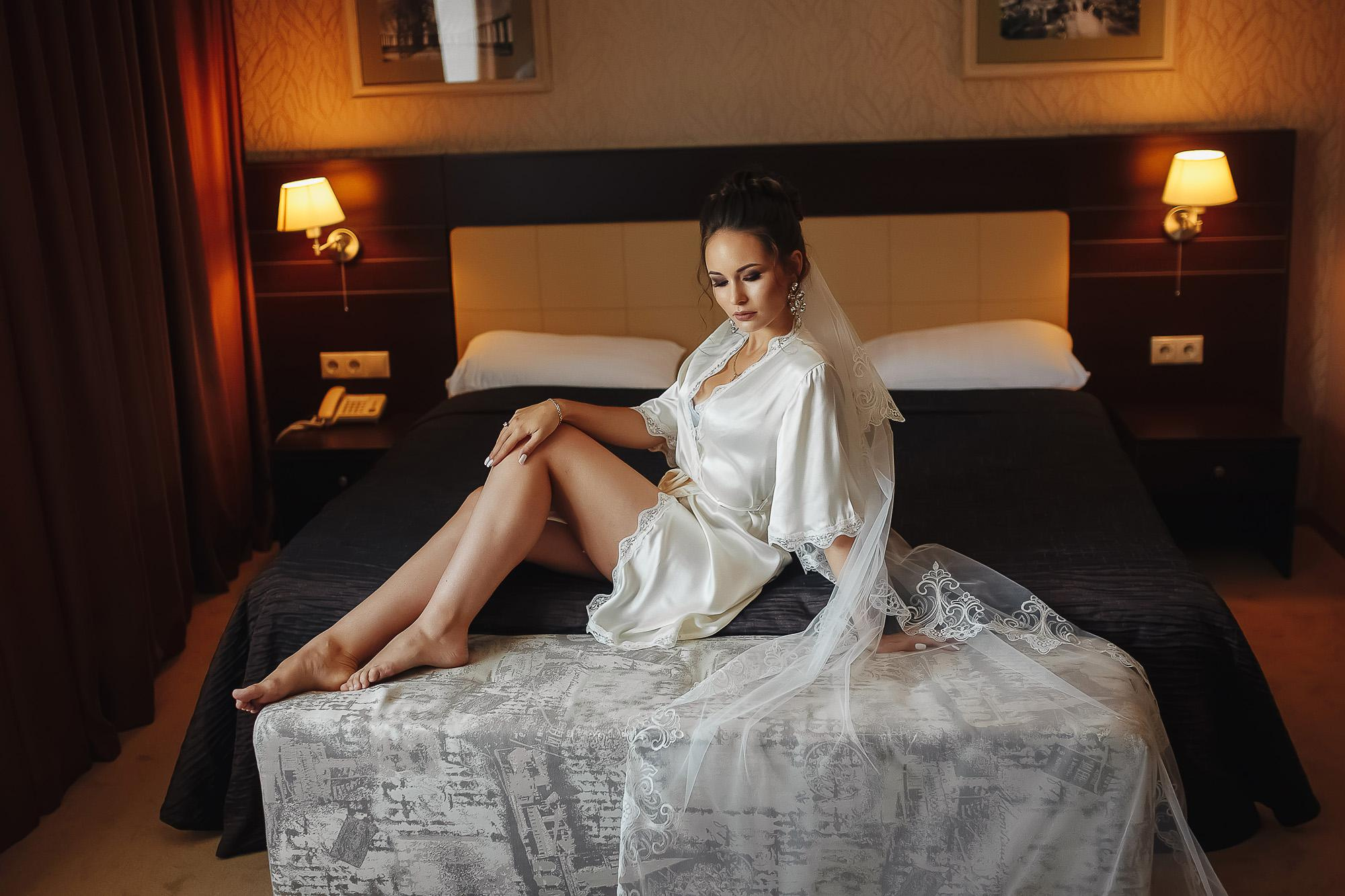 Утро невесты в отеле