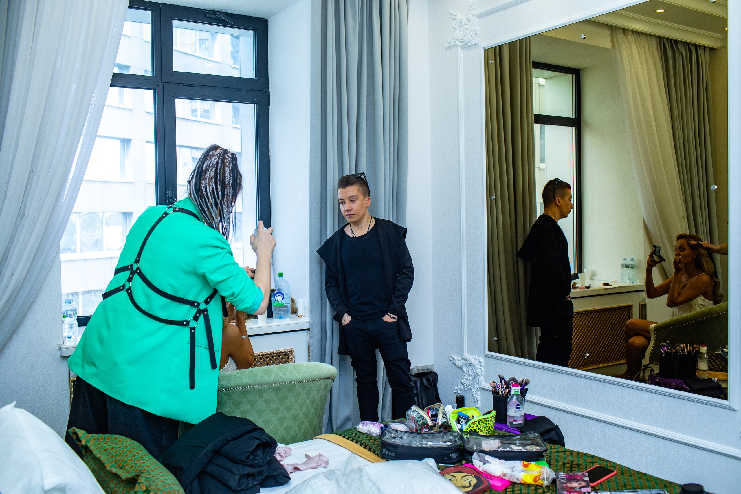 Съемка клипа Анни Калашниковой «Не ври мне в Риме». Art photographer Nino