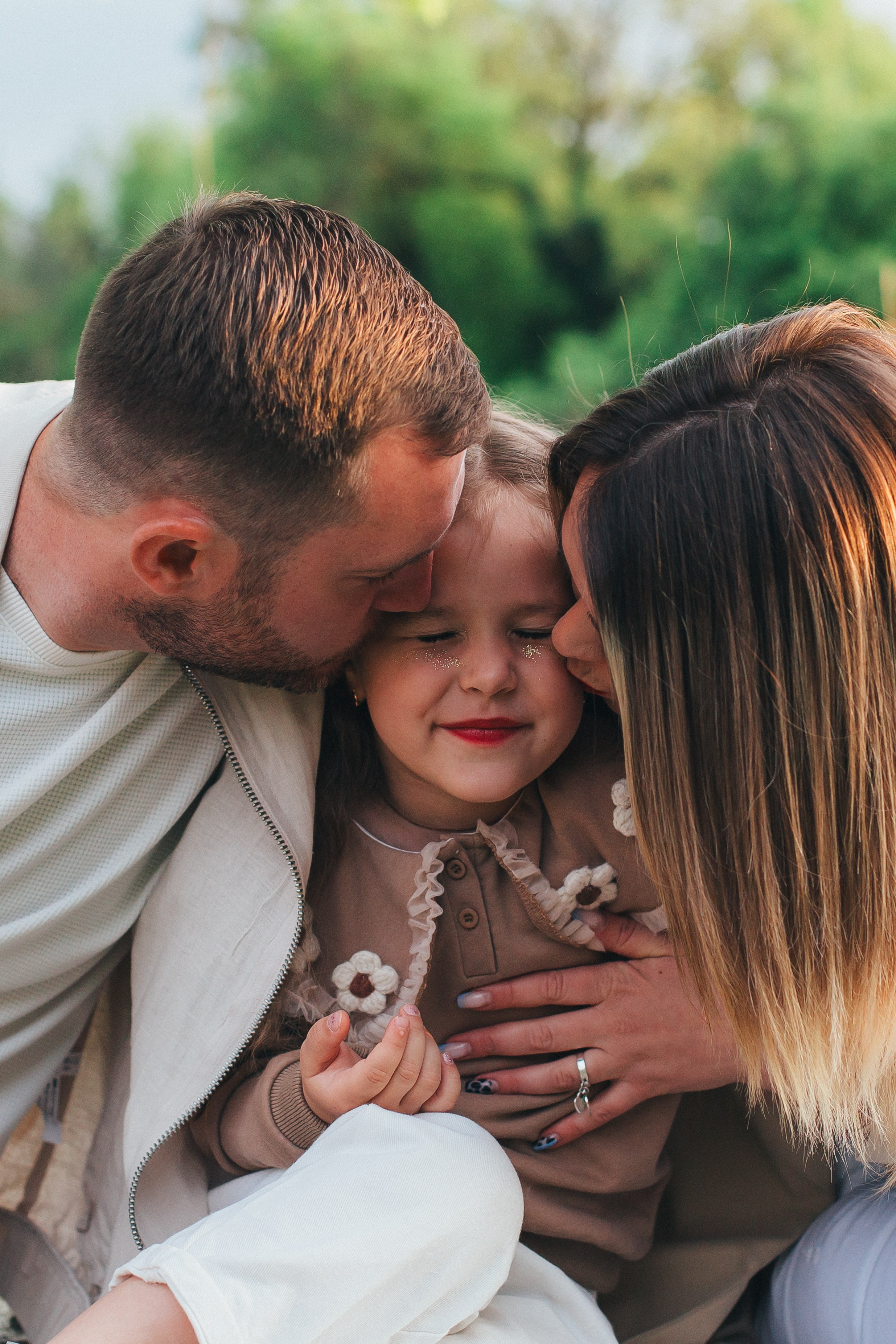 Семейная прогулка в парке. Фотограф Оксана Будко