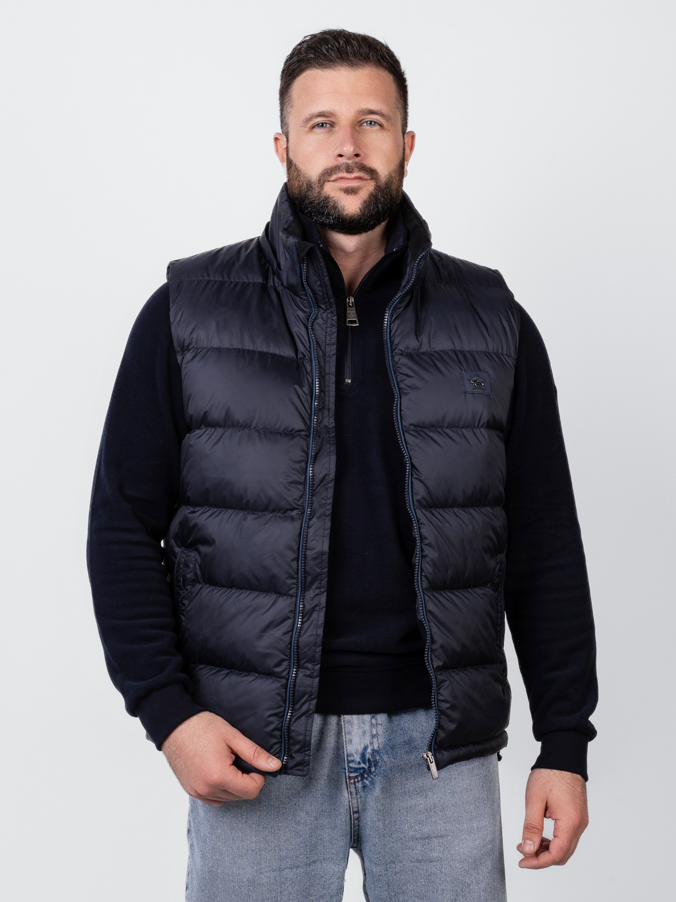 съемка жилеток на модели