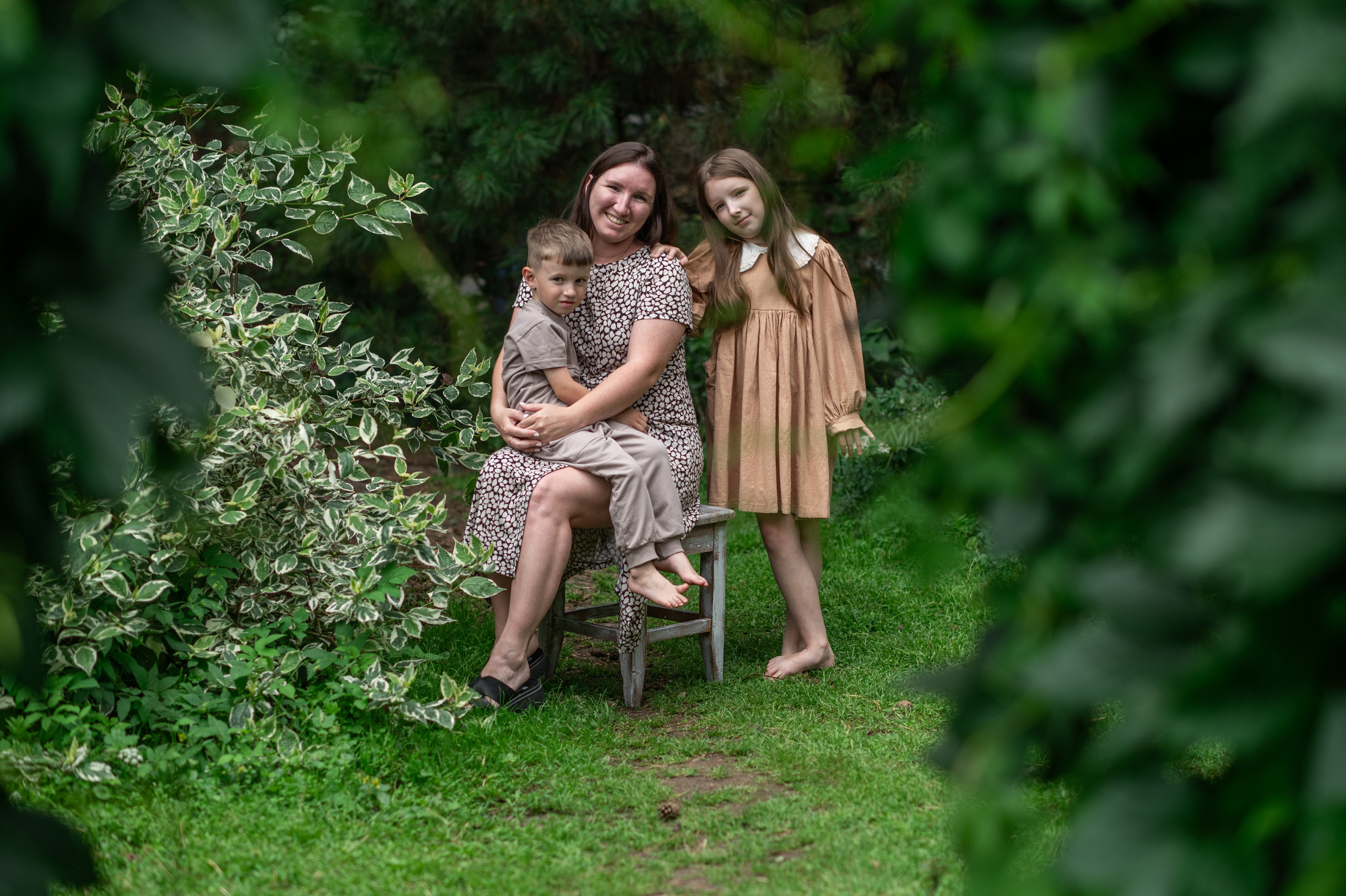 В САДУ. Семейный фотограф Екатеринбург Лора Мур