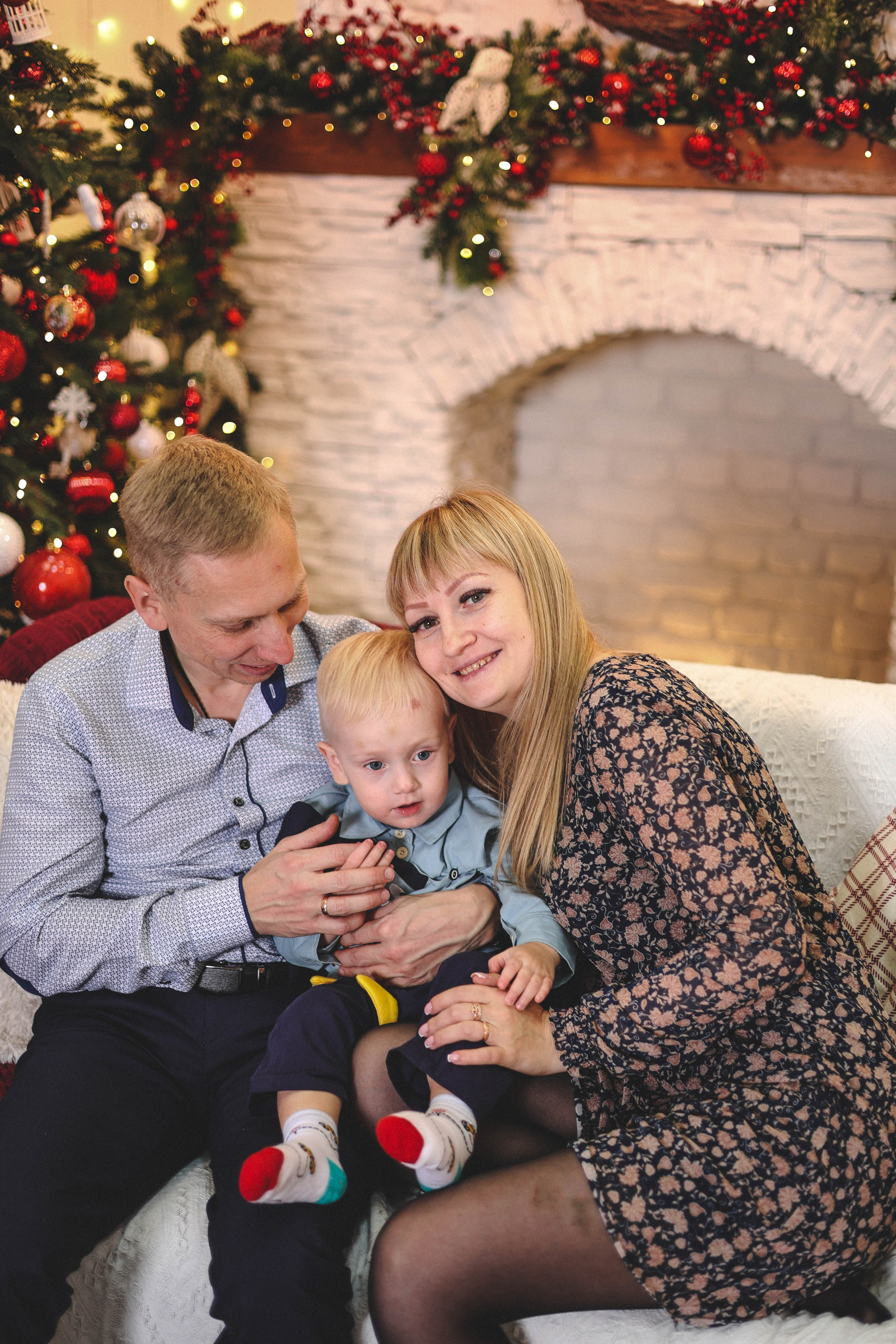 Новогодняя история «Мария и ее семья». Фотограф в Москве Анастасия Калинина