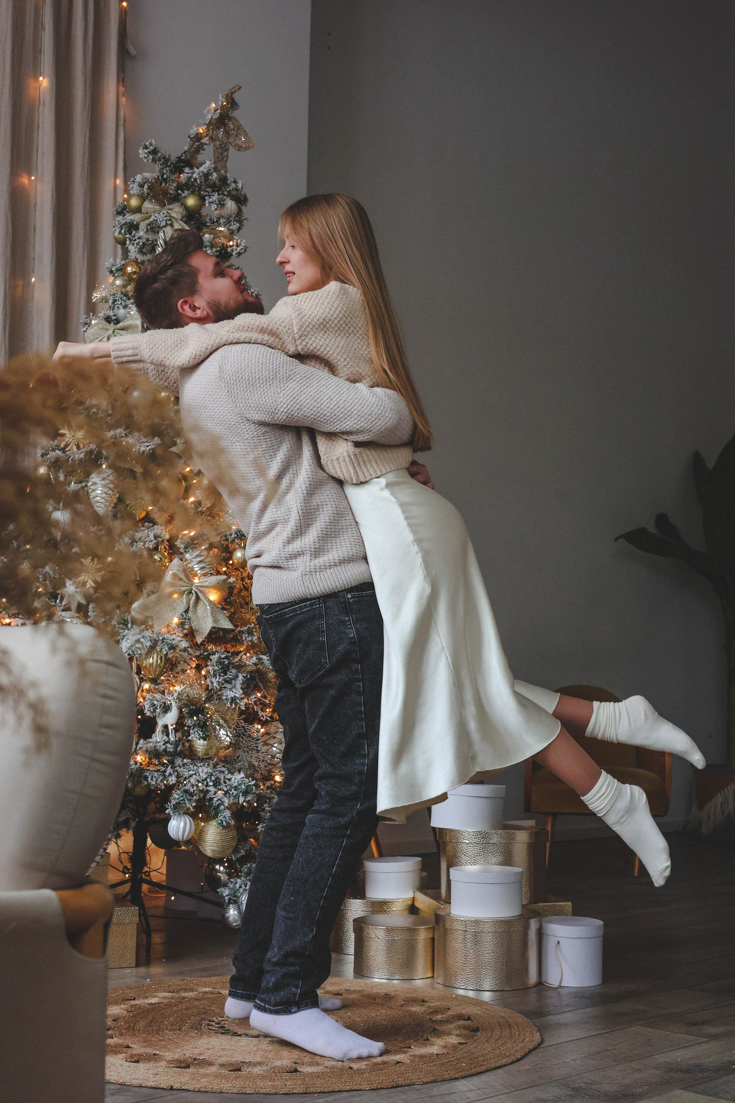 Новогодняя история «Кира и ее семья». Фотограф в Москве Анастасия Калинина