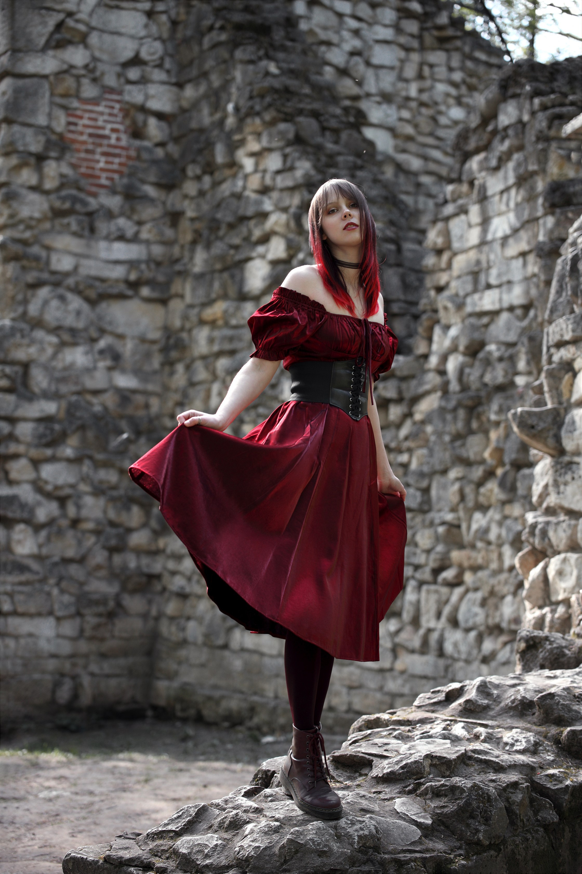 Jungfrau in Rot. Арт-фотограф. Coffelisk