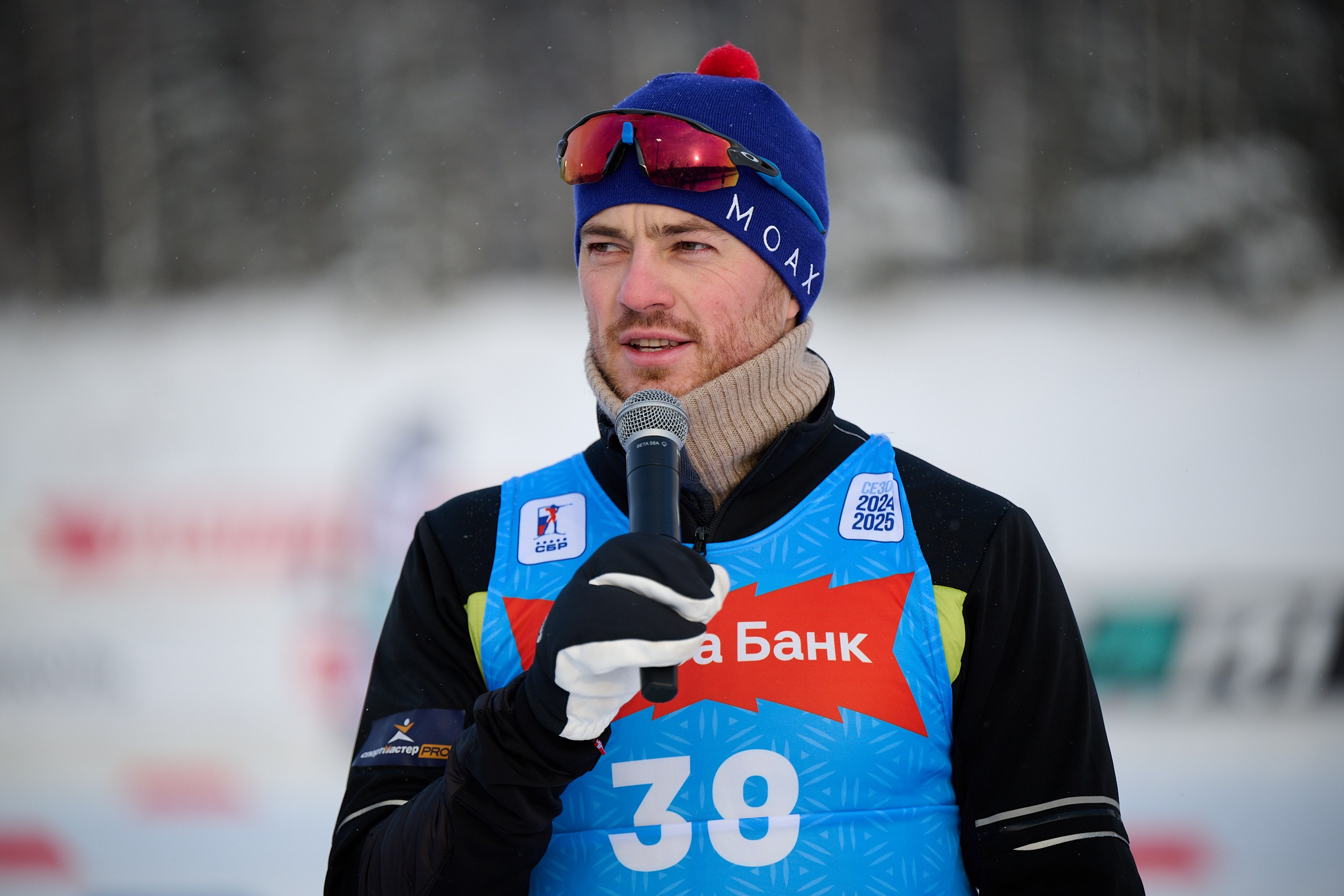 Биатлон. Чемпионат России — 2024/2025, 3-й этап, Ижевск. Спринт. Мужчины. Спортивный репортажный фотограф в Ижевске Сергей Мерзляков