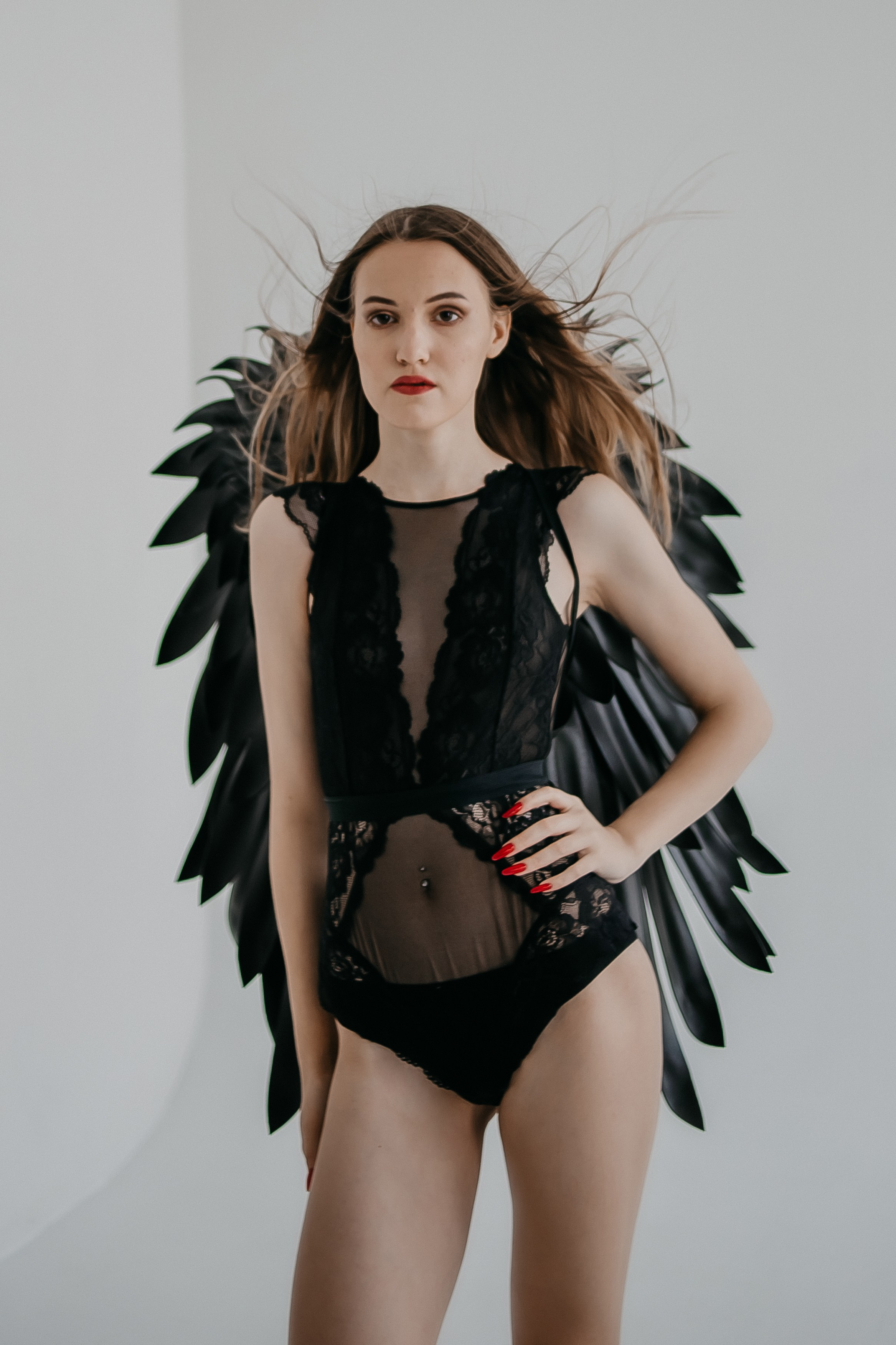 Татьяна. Черный ангел. Фотограф Регина Крикунова г. Красноярск