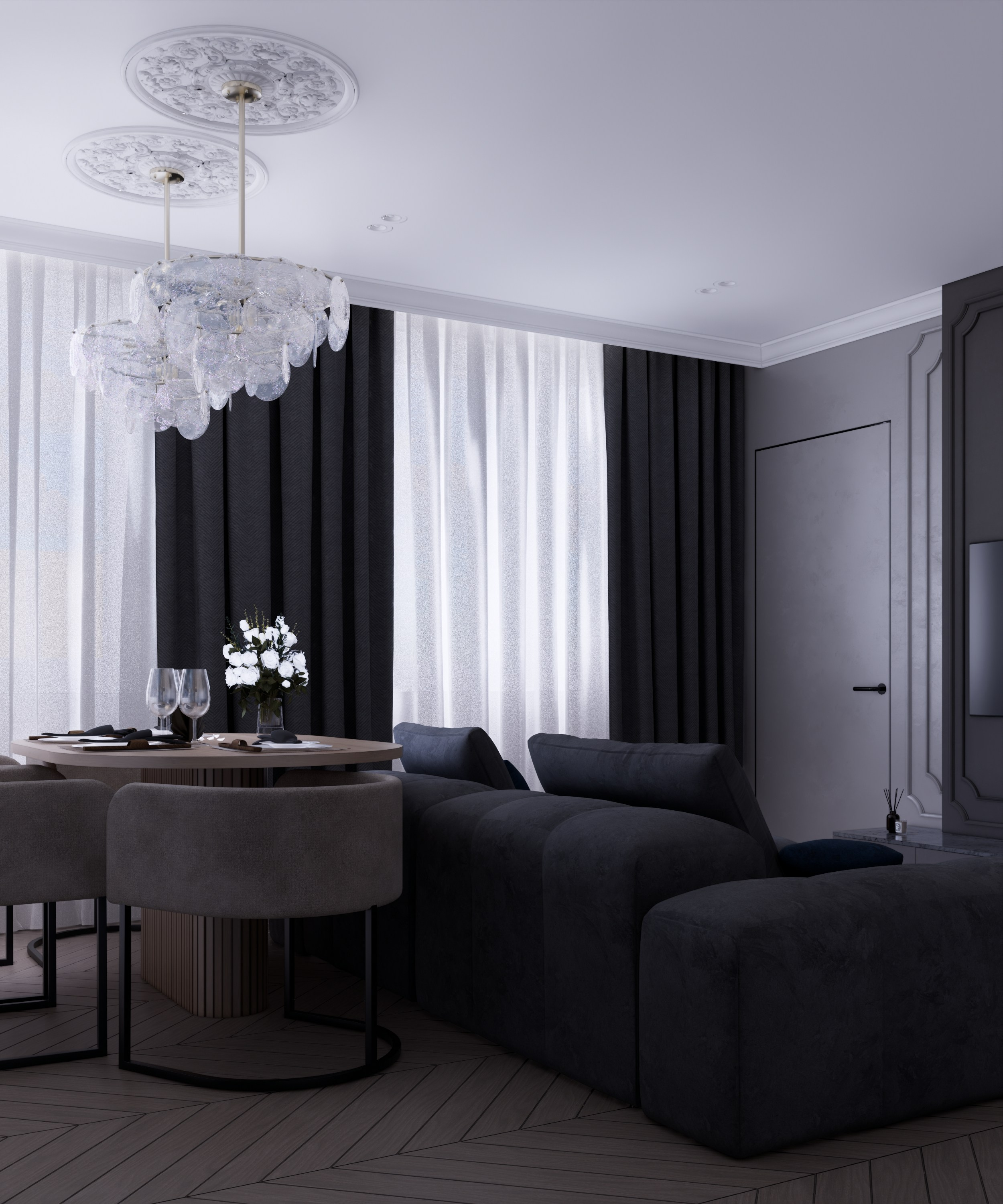 Нижегородская, 55 м². Главная