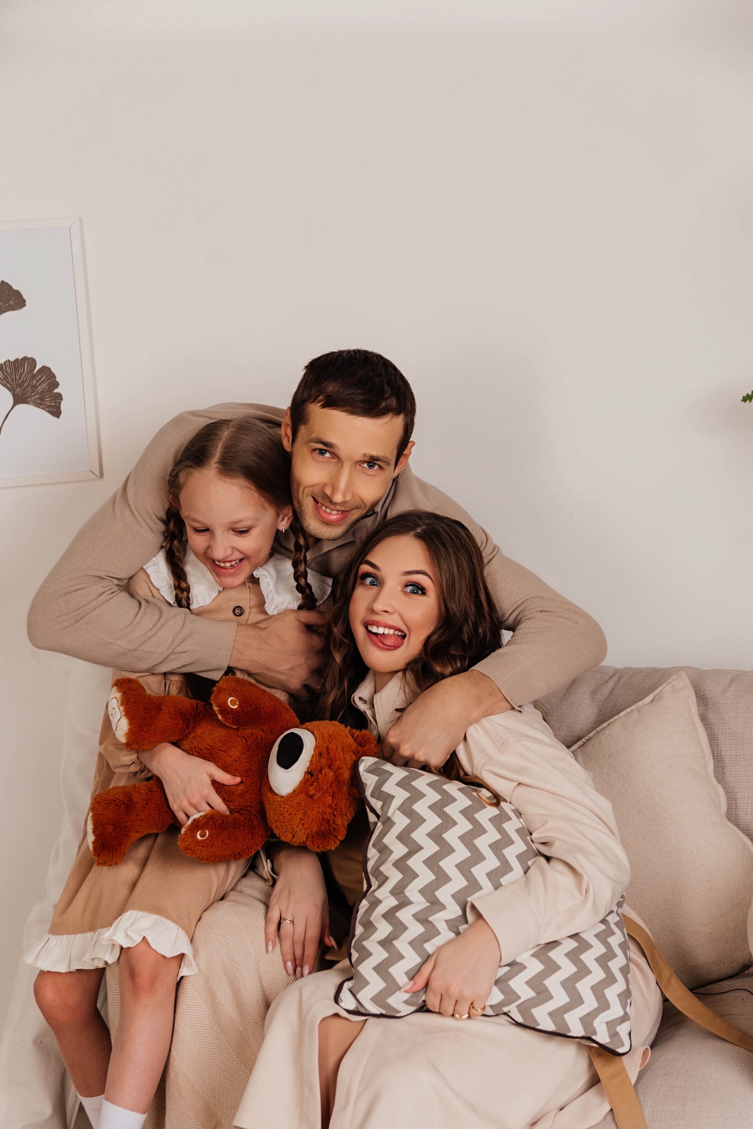 Семейная фотосессия в студии. Коммерческий фотограф в Москве, Наталия Горячева