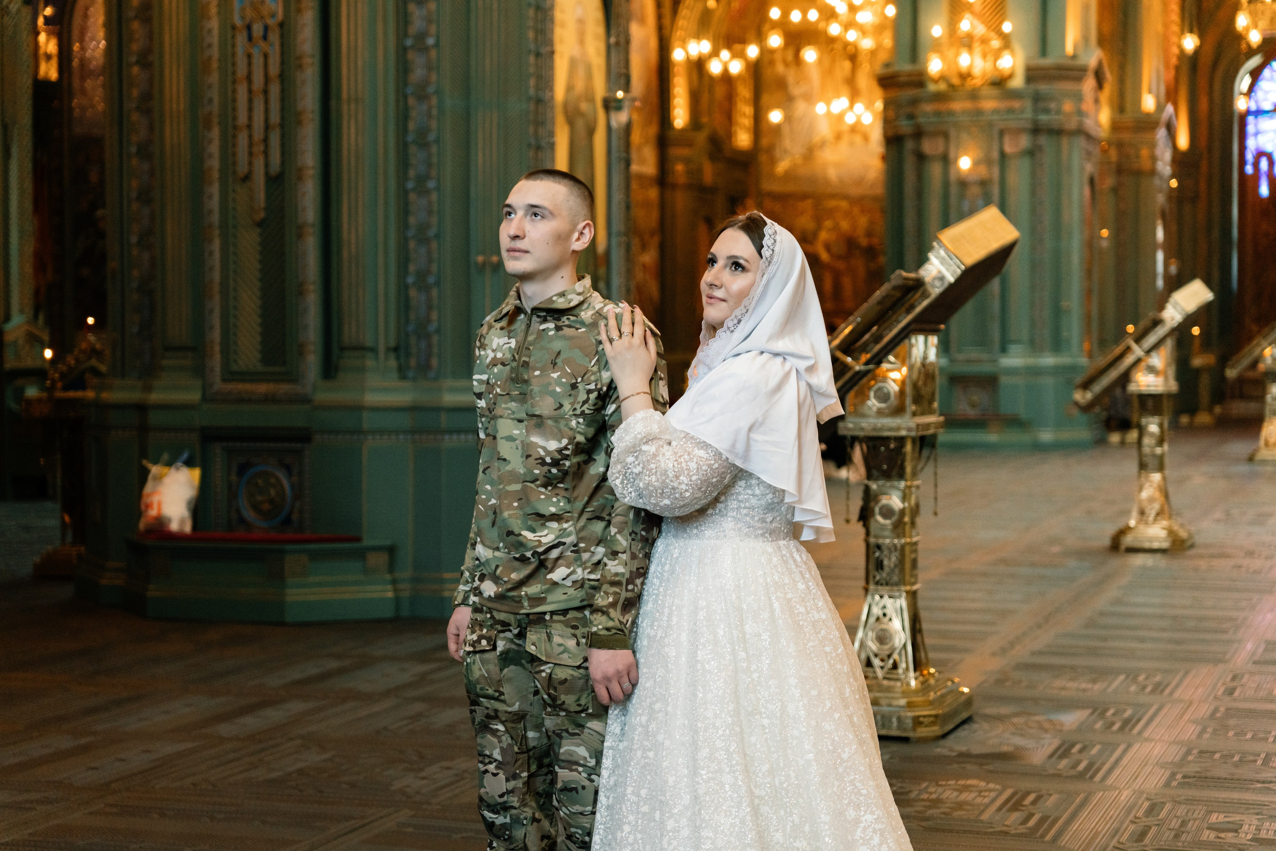 Венчание в Главном храме вооруженных сил (Патриот). Семейный фотограф Одинцово Москва Наталия Черенкова