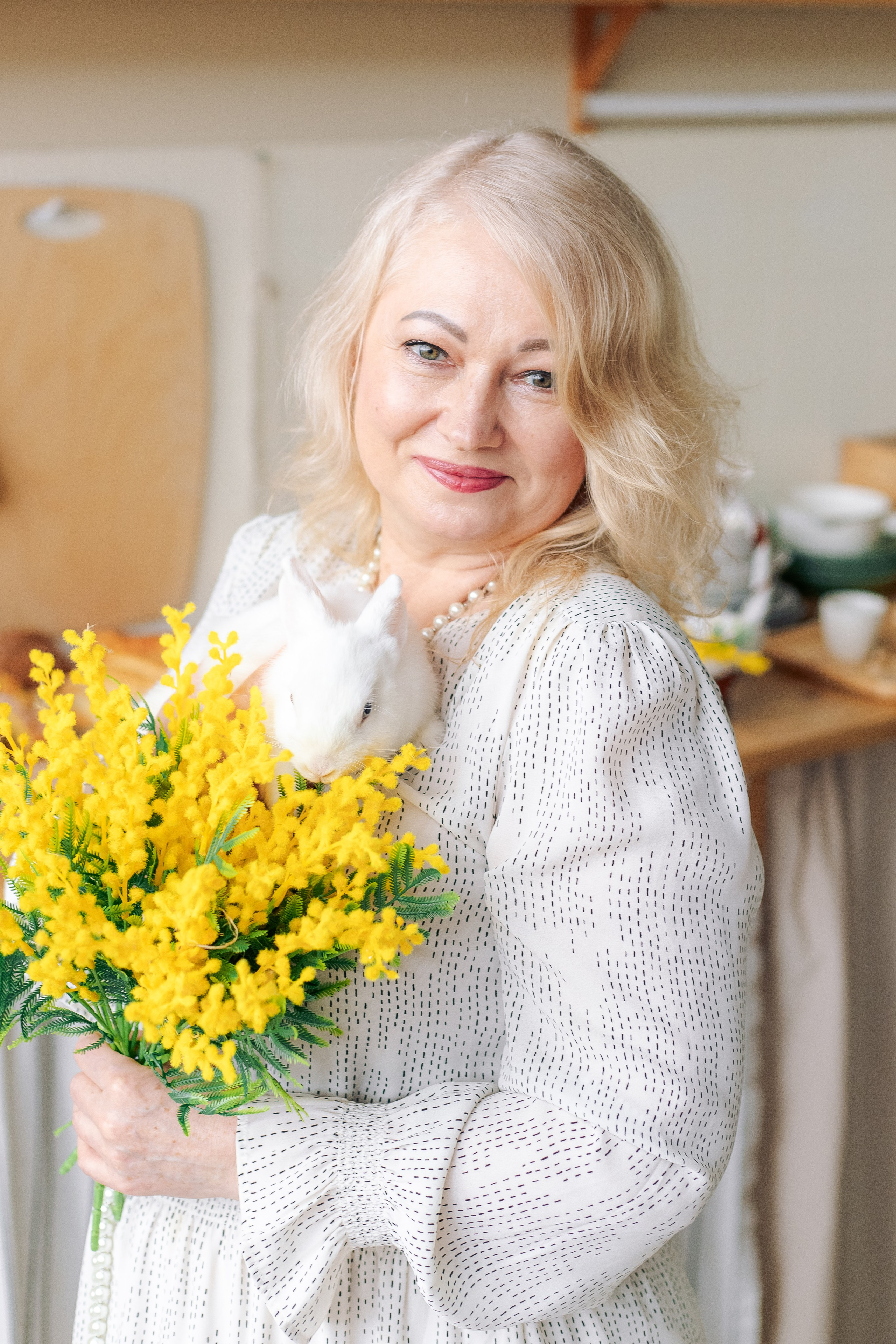 Семейная фотосессия с утятами и кроликом в фотостудии. Фотограф в Санкт-Петербурге, Анна Скворцова