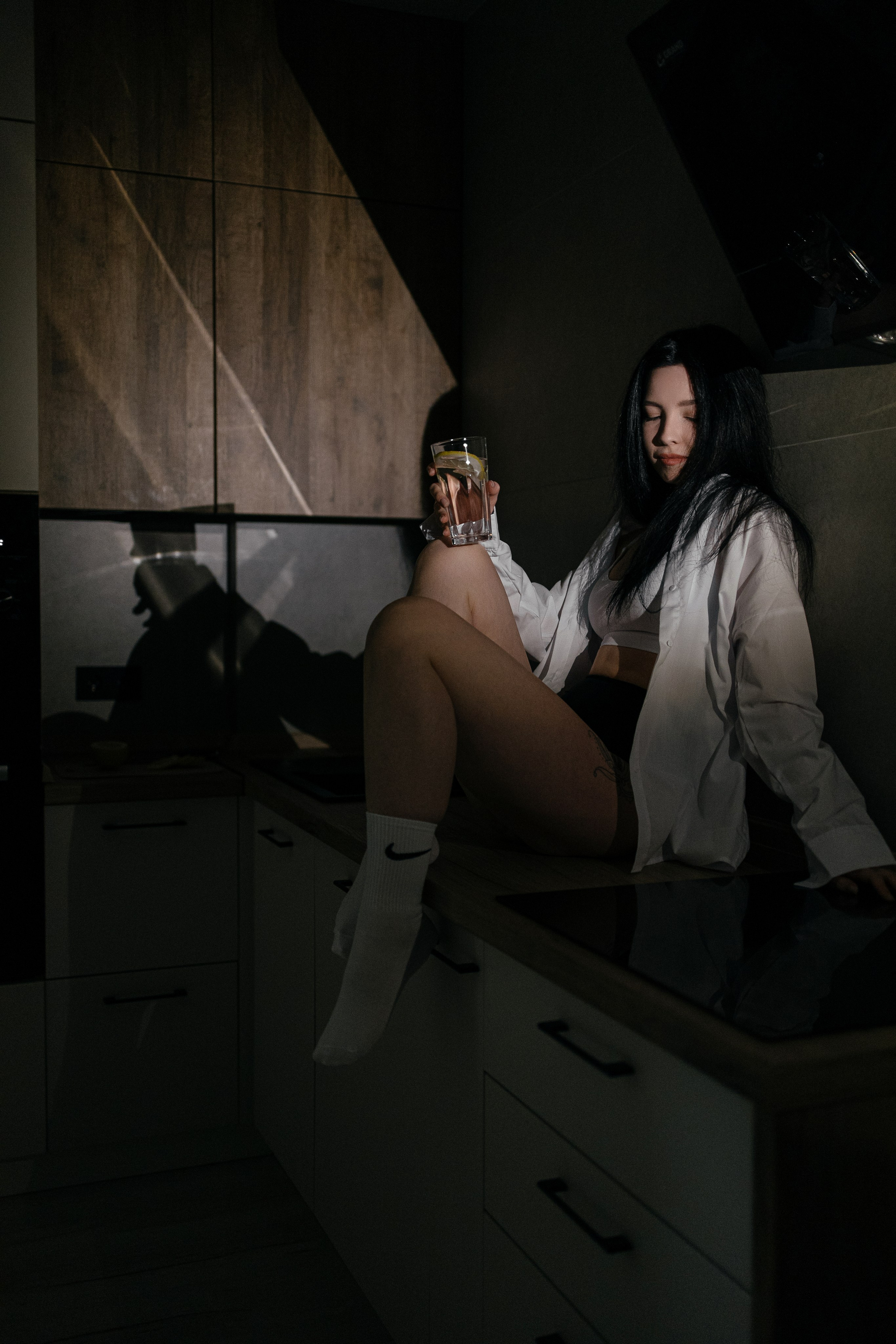 Лина в своей студии. Фотограф в Краснодаре Лагунов Владимир