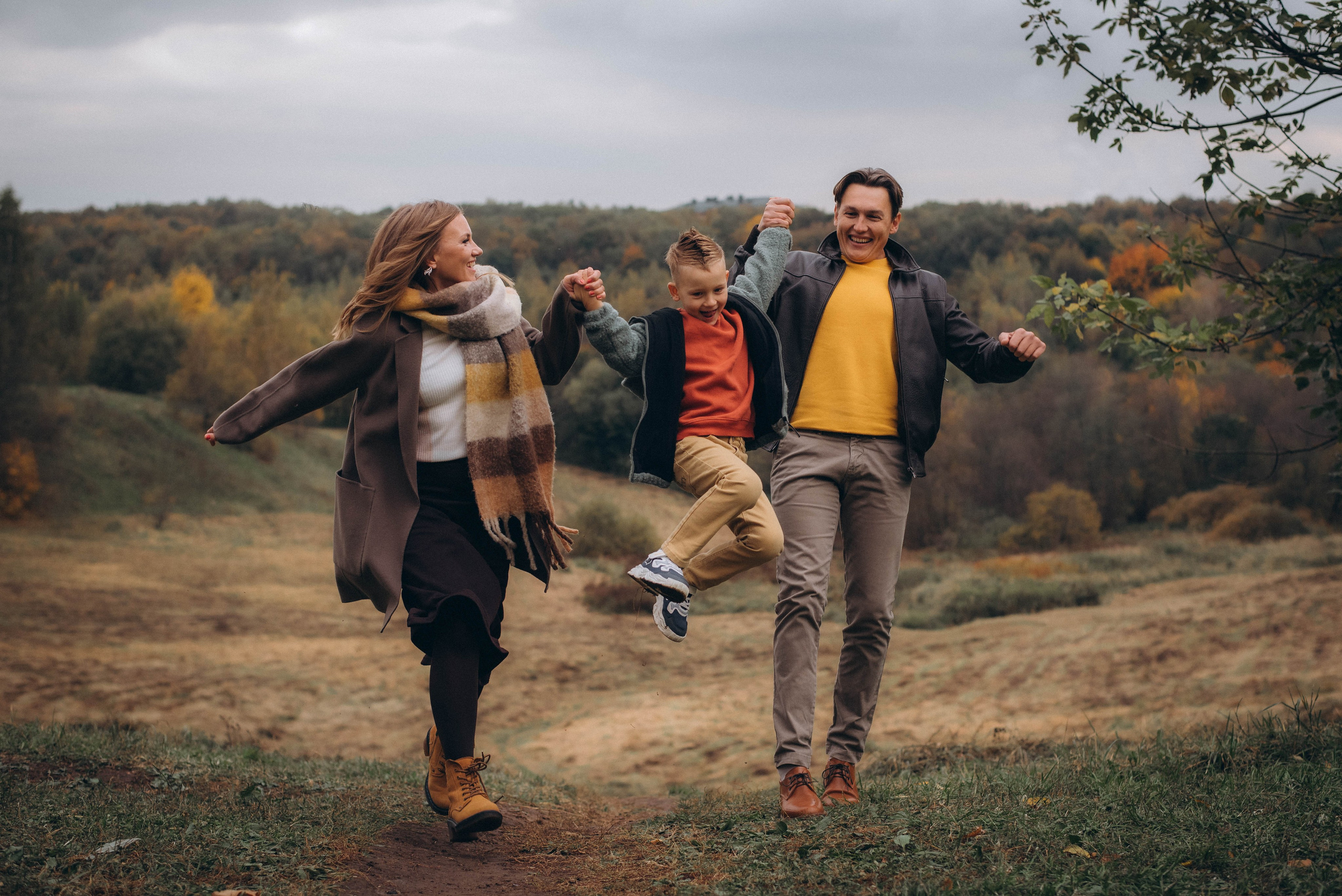 Осень. Леся Власова. Семейный Lifestyle фотограф в Москве