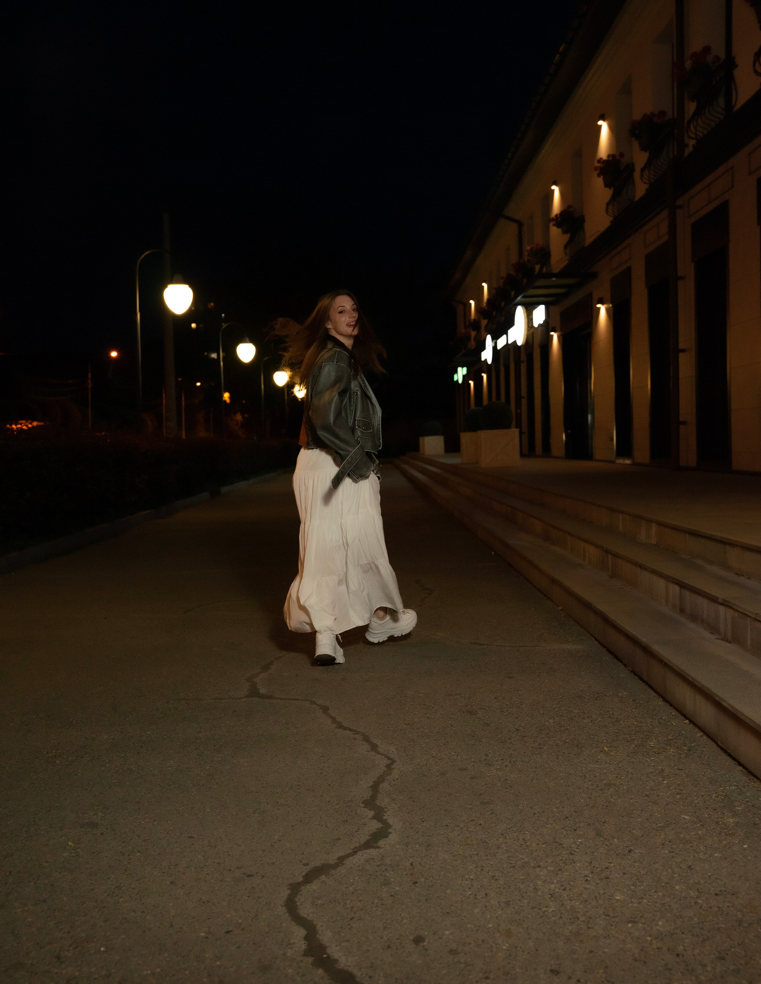 Ночная съемка в городе. Женский, семейный фотограф в г. Уссурийске Марина Гусарова