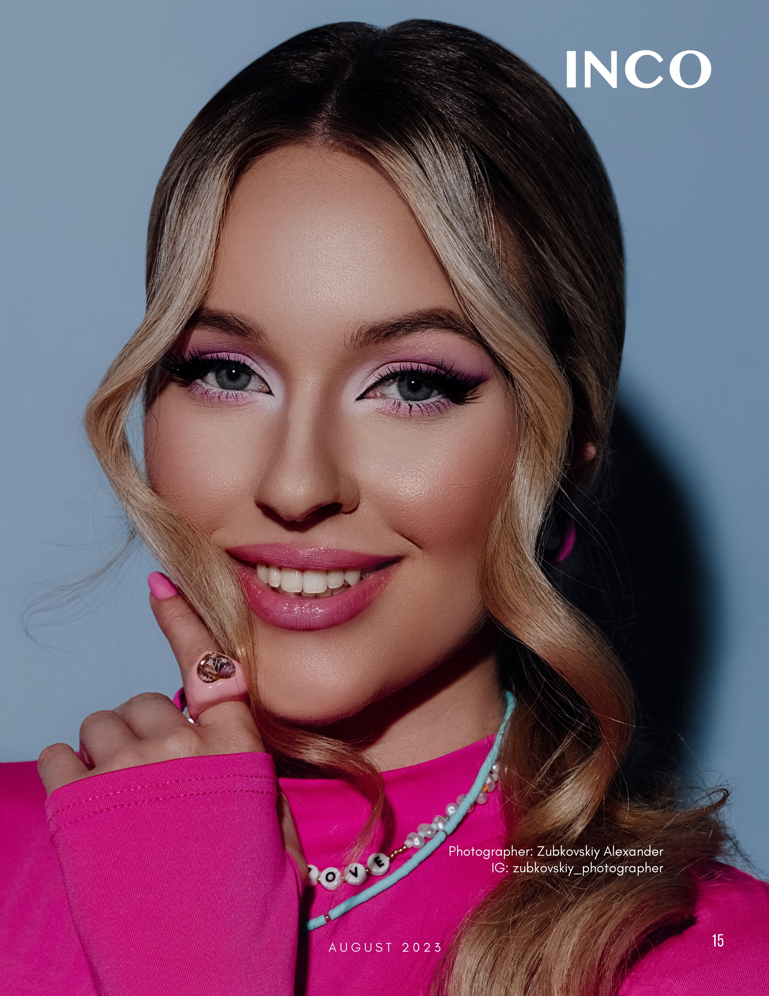 женский портрет в цвете