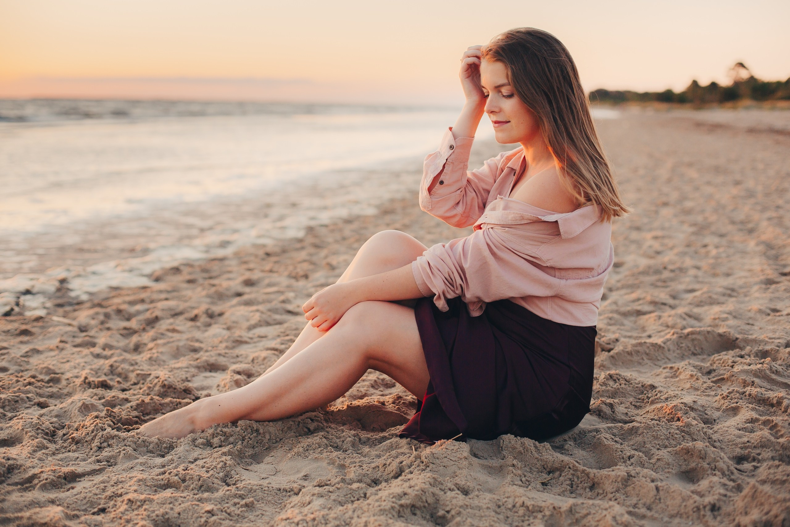 Семейная фотосессия на закате. Фотограф Евгения Мальцева, Архангельск