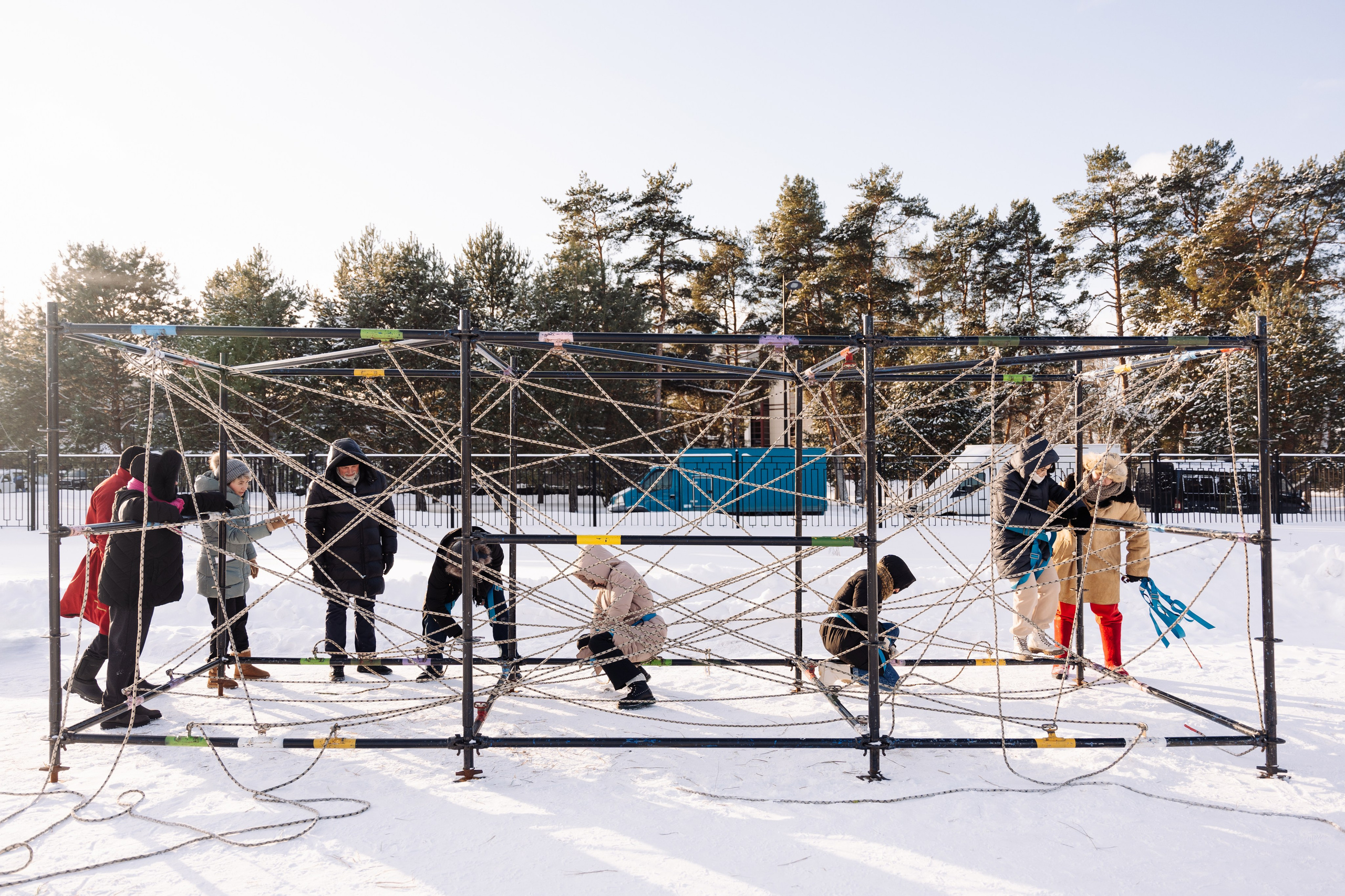 Зимние игры. Свадебные фотосессии в Москве. Фотограф Сергей Ржевский