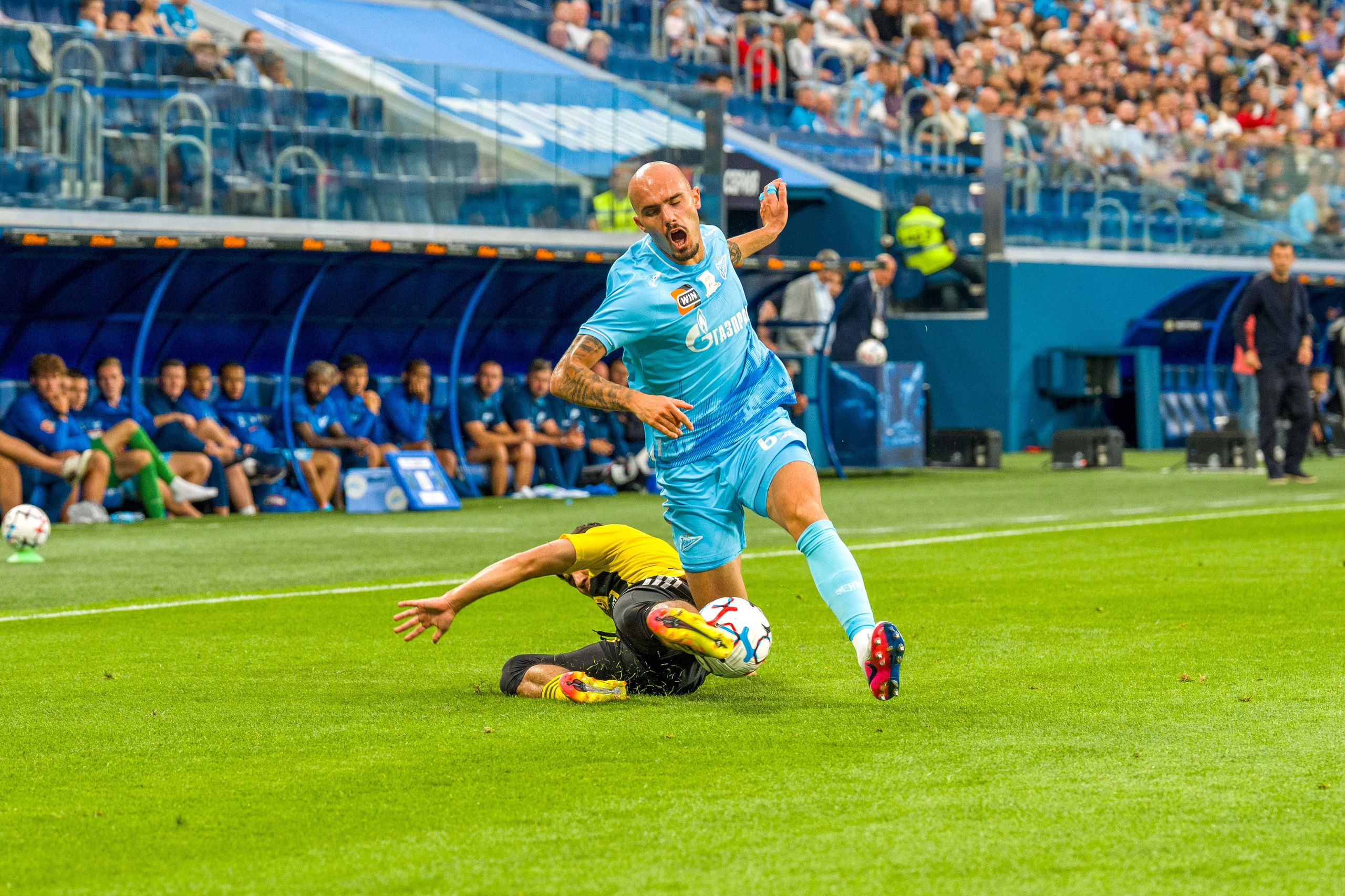 Zenit vs Neftchi 4-1 — Winline Super Series photo gallery, Gazprom Arena | Anton Gauf