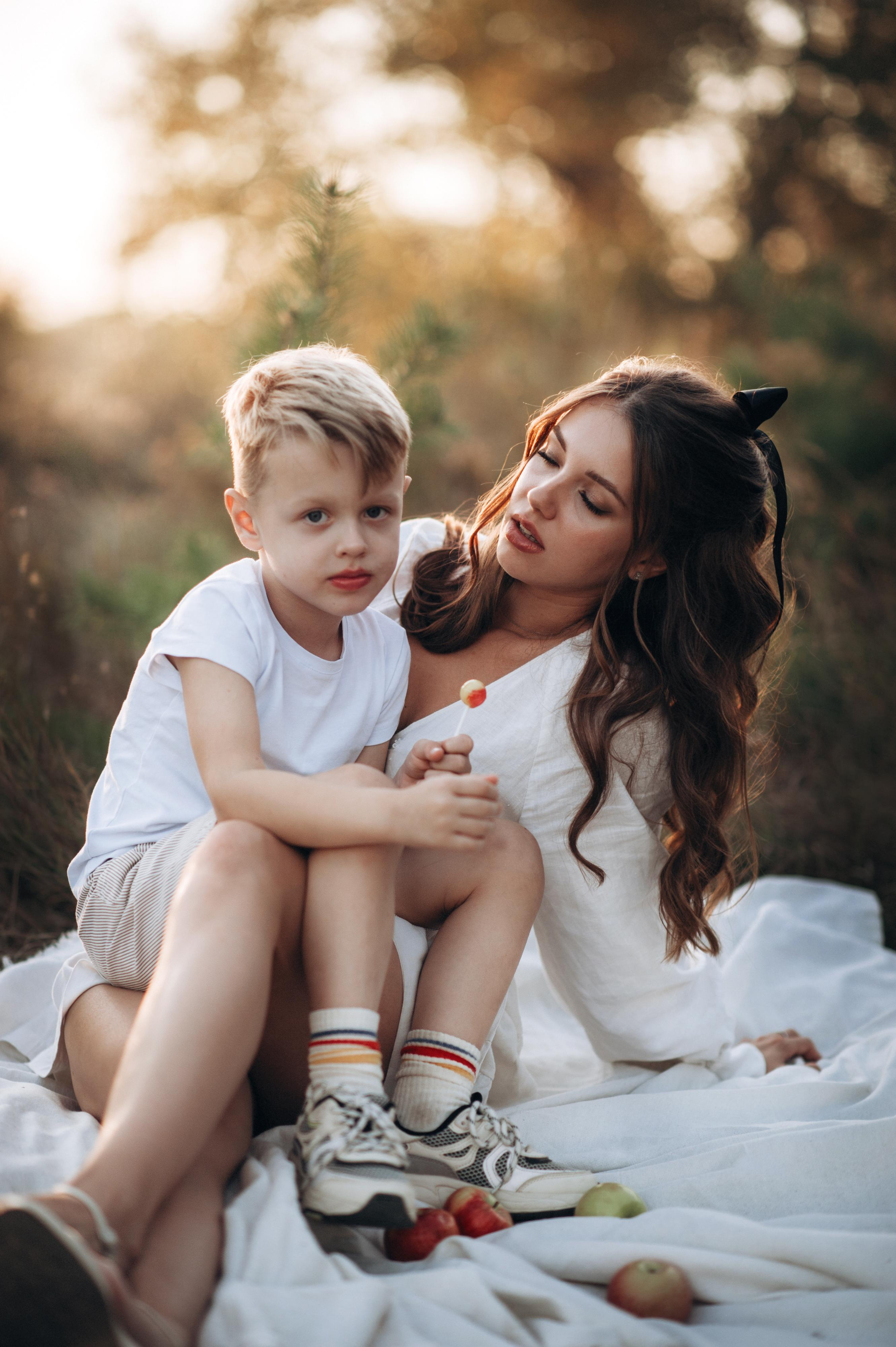 Даша и сынок Даня. Фотограф в Саратове Анастасия Гладина