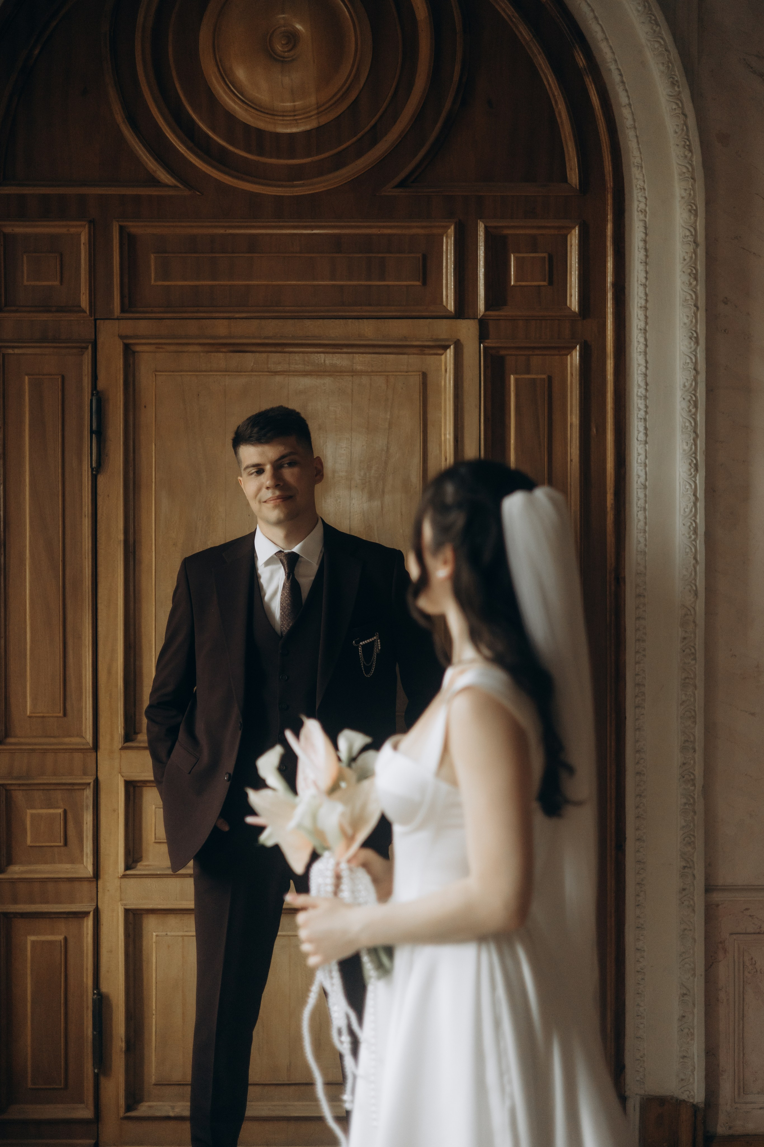 Свадебная фотосессия в библиотеке им. Пушкина. Свадебный фотограф Москва Павел Фетисов