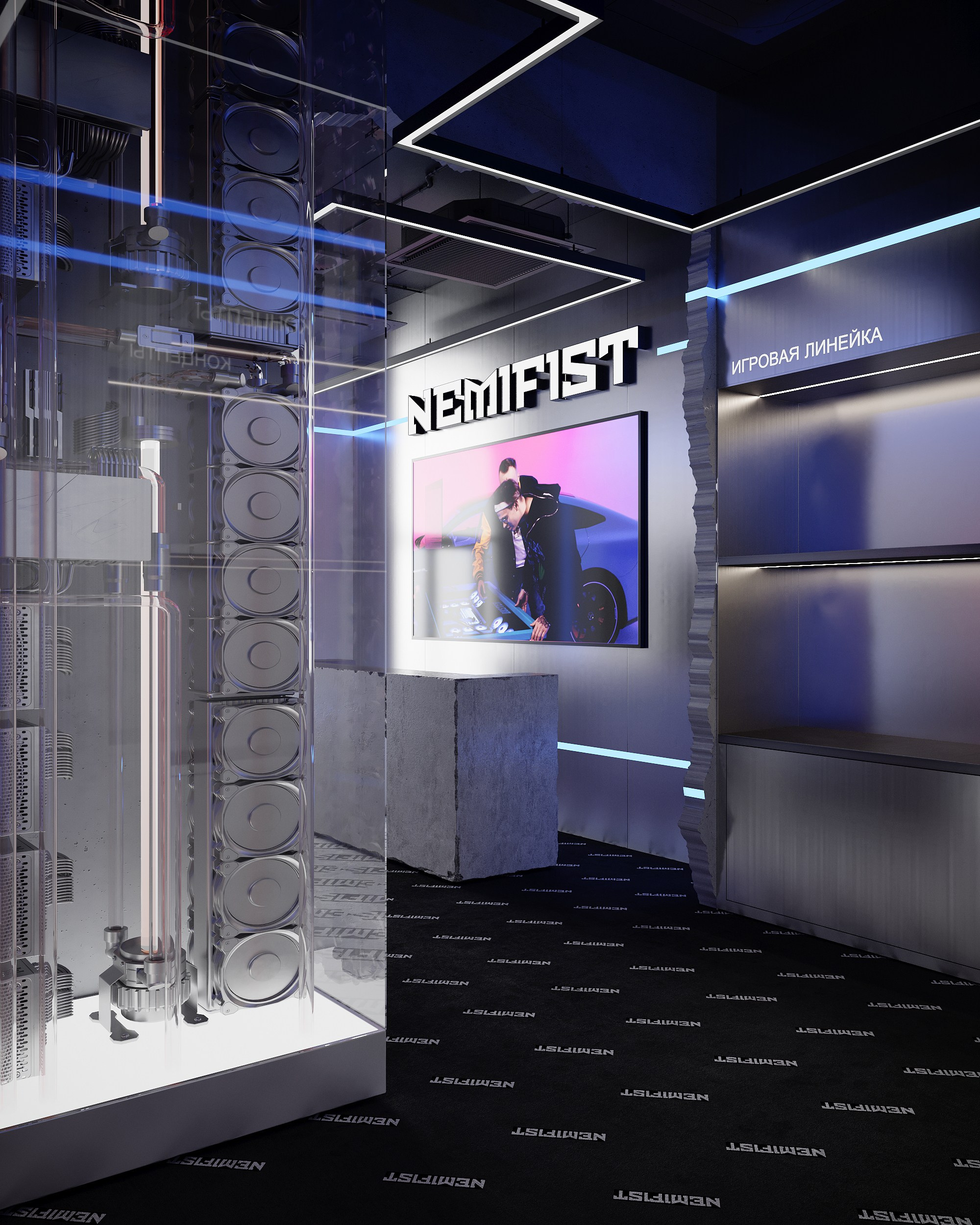 Дизайн интерьера компьютерного клуба. Дизайн интерьера Санкт-Петербург | Москва | Калининград