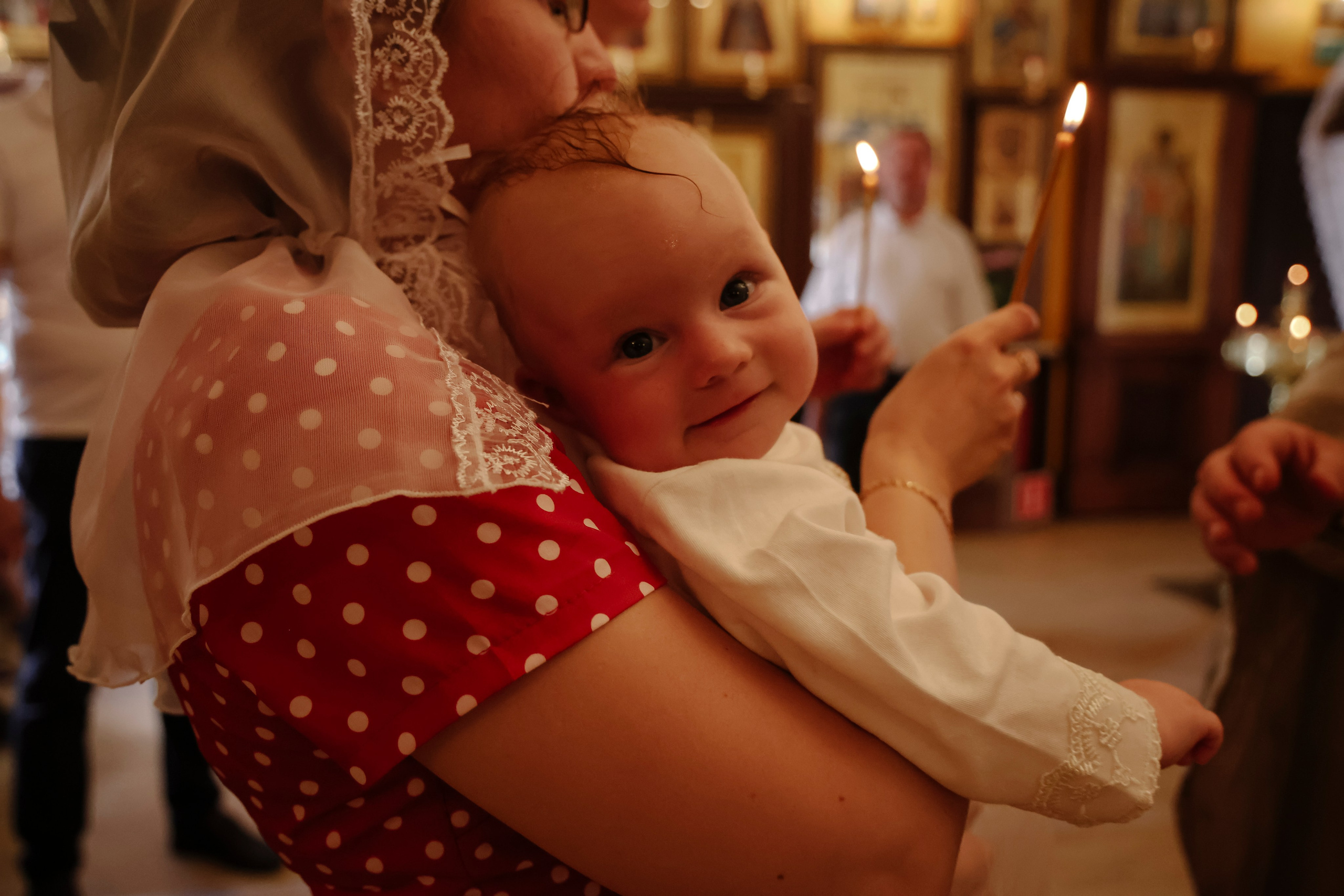 Крещение Анастасии. Фотограф новорожденных