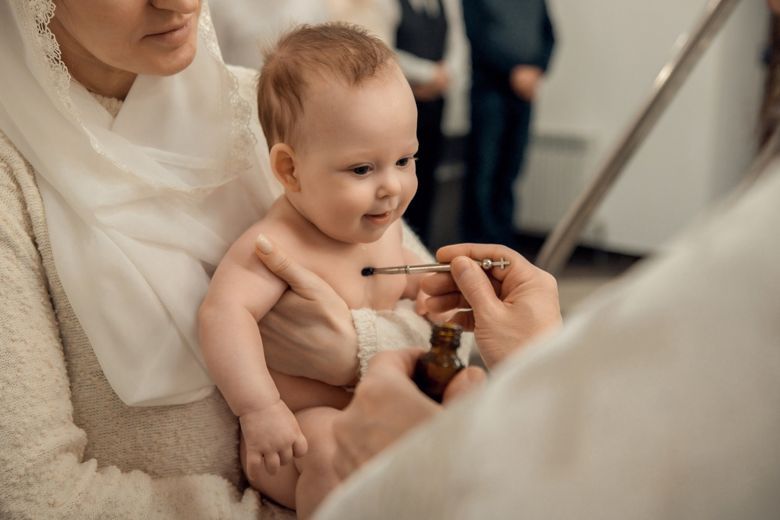 Таинство Крещения Натальи, Собор Александра Невского г. Волгоград. Церковный, семейный и репортажный фотограф Волгоград, Волжский