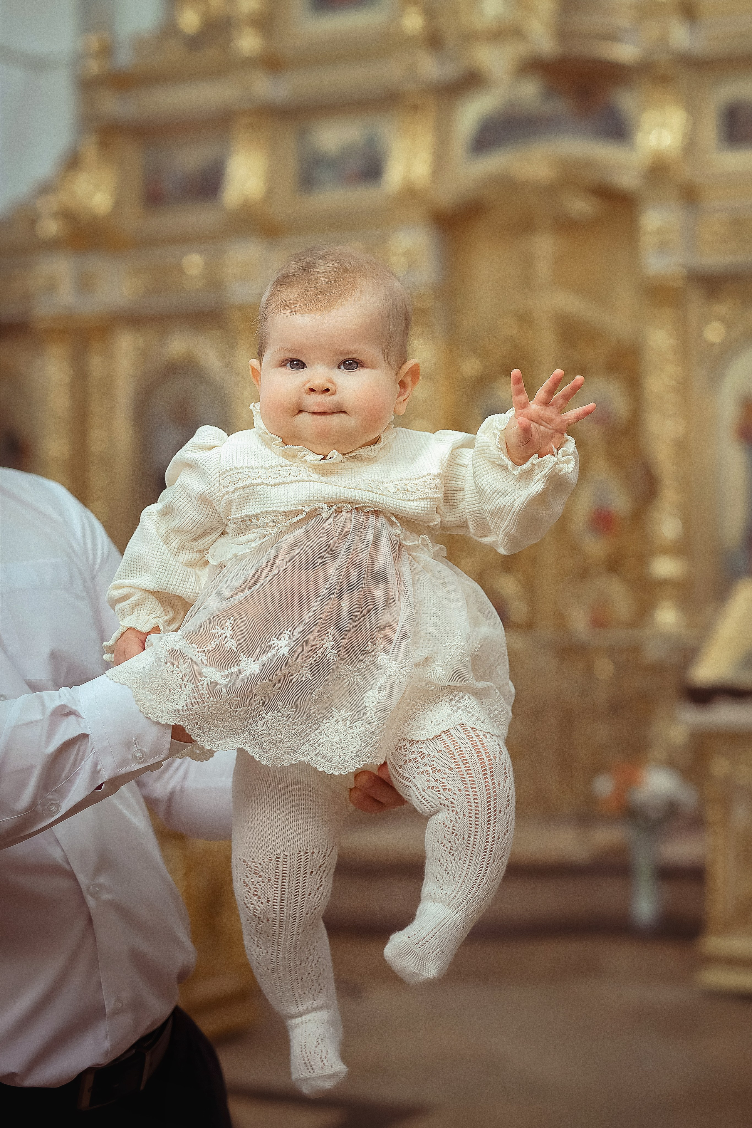 Крещение Полины Храм Андрея Первозванного. Фотограф на крещение и венчание